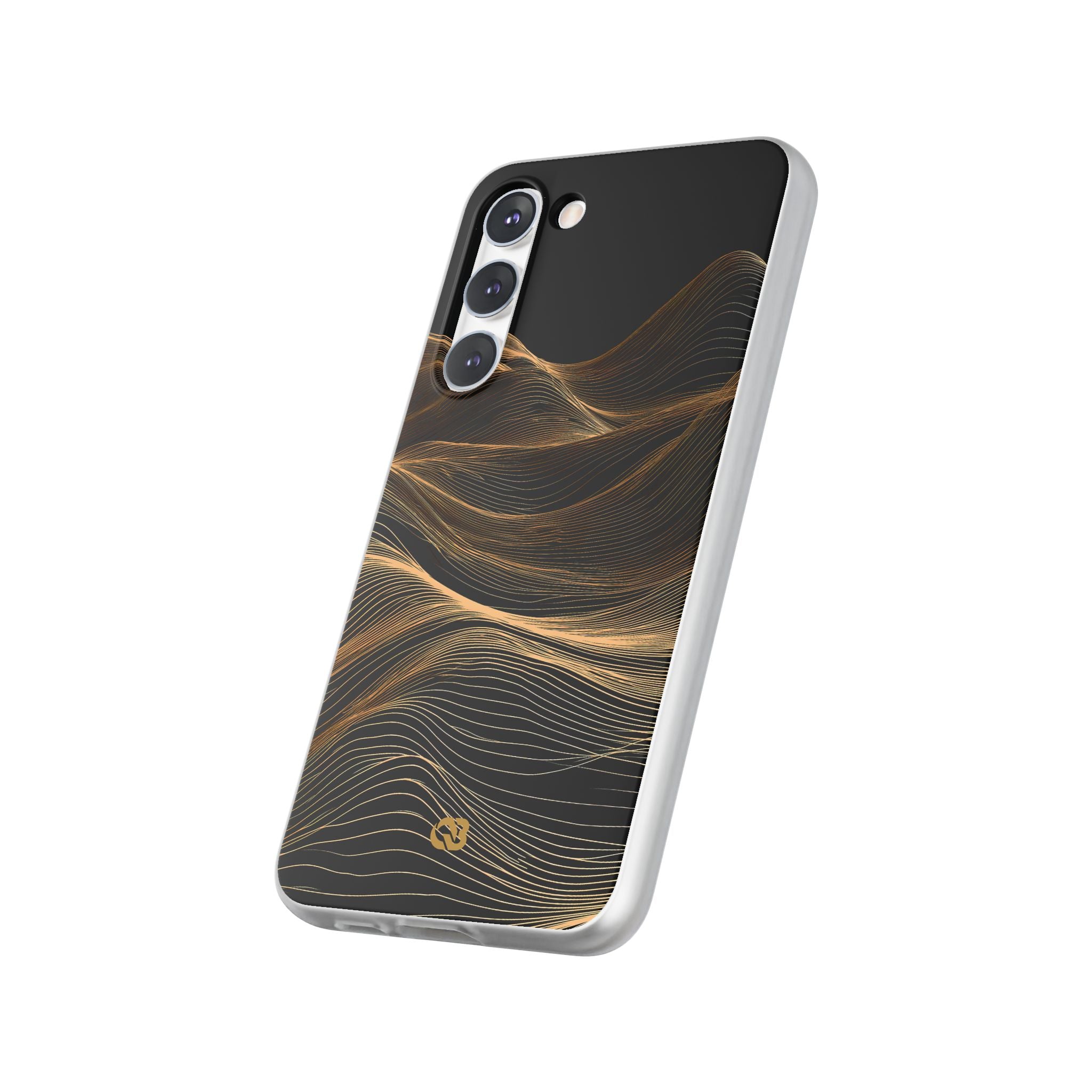 Black Lite Phone Case for Samsung - Copper Topo Ridge