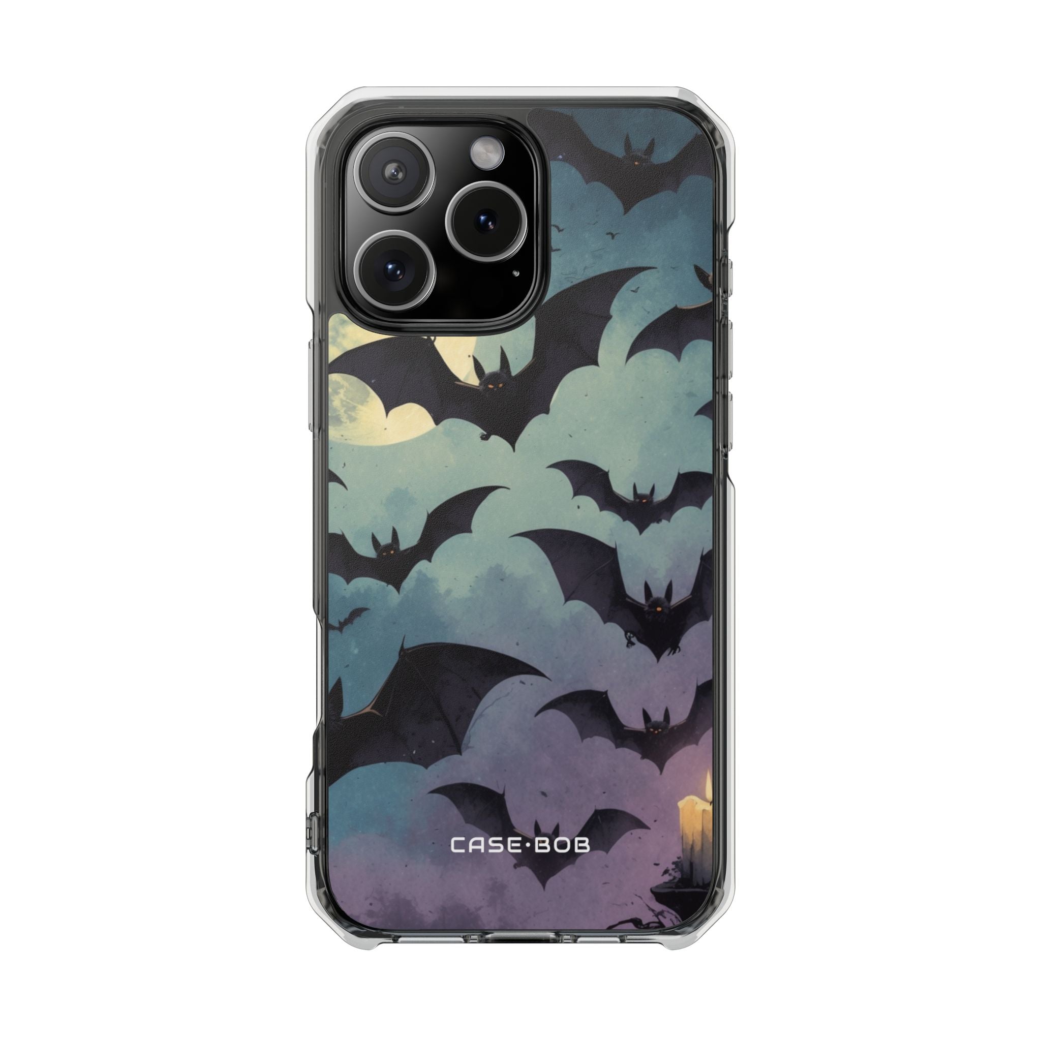 Leuchtender Fledermaus-Schwarm iPhone 16 Pro Max Case - Impact