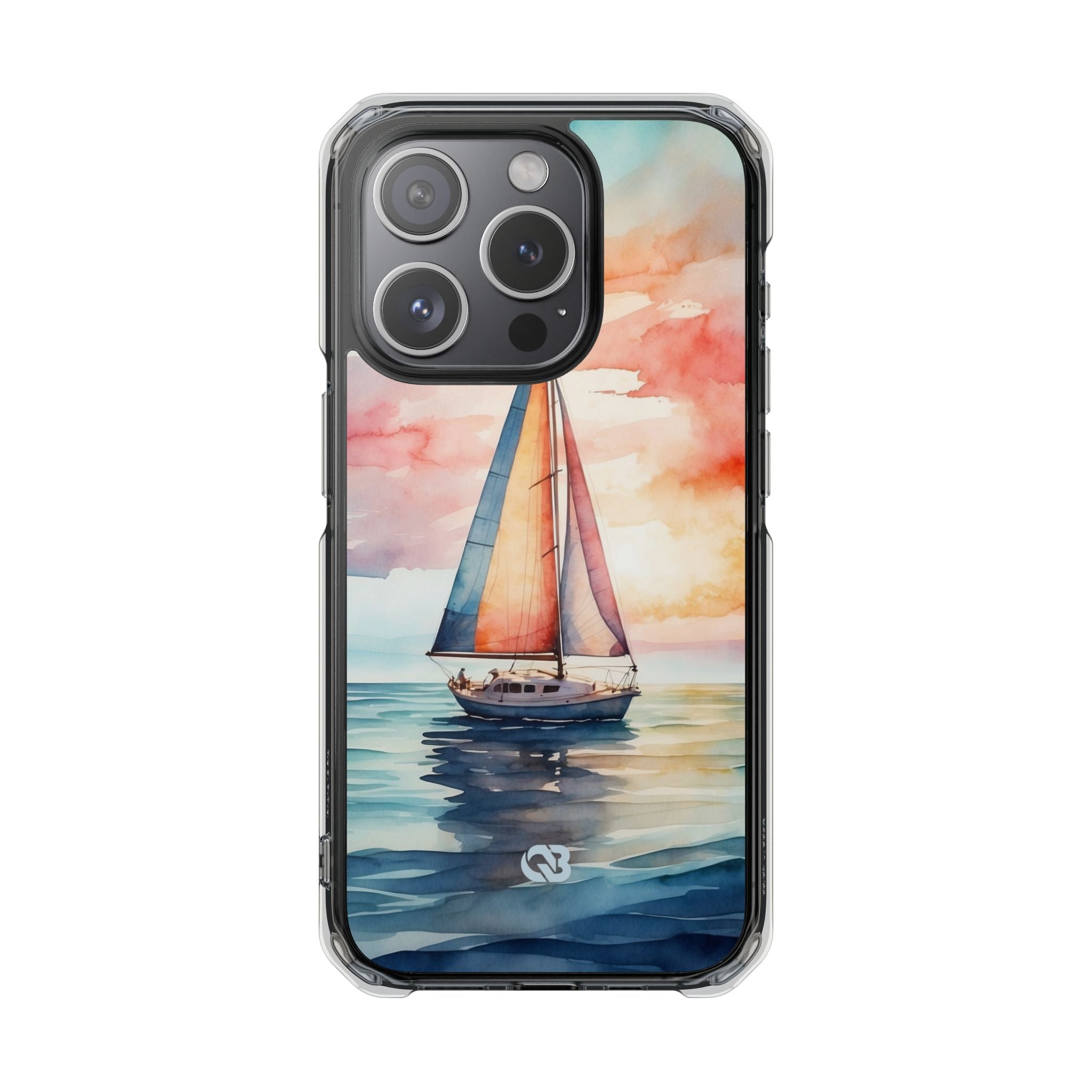 Crimson Horizon Sail · Impact Phone Case for iPhone · Magsafe