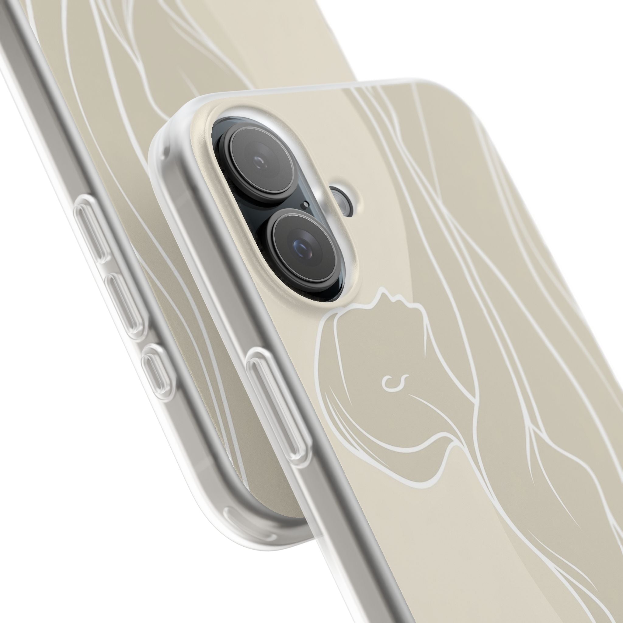 Ethereal Sand Silhouette · Soft Coque de téléphone pour iPhone
