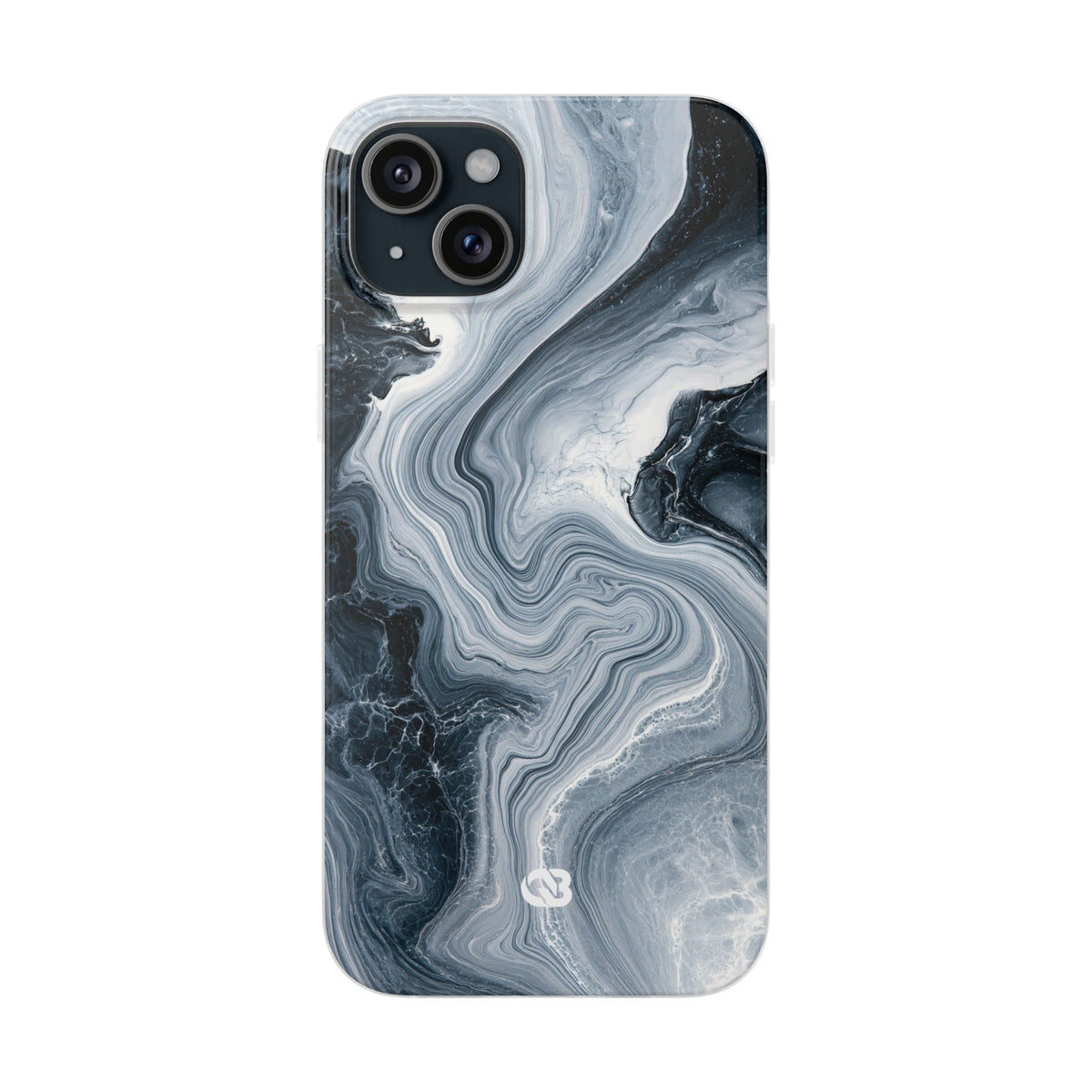 Suminagashi Ink Flow · Lite Phone Case for iPhone · Grey