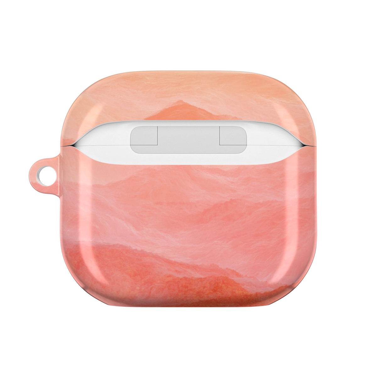 Alpenglow Ridge Vista · Hard Case for AirPods & AirPods Pro · Orange