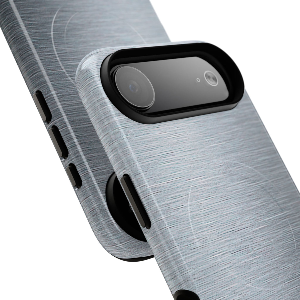 Brushed Aluminum · Tough 2.0 Magnetic Phone Case for iPhone · Silver