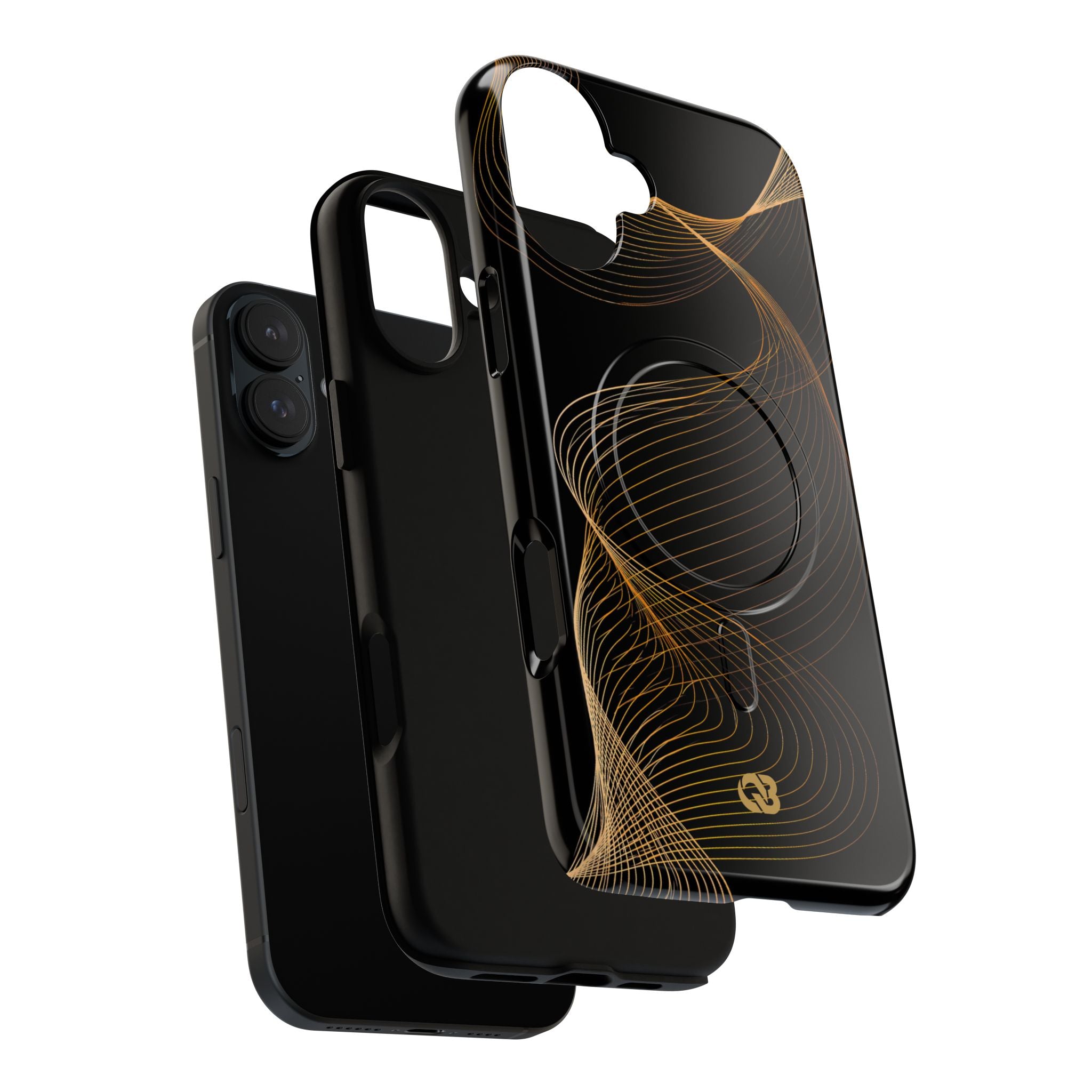 Gold Tough 2.0 Magsafe Phone Case for iPhone - Burnished Bronze Helix