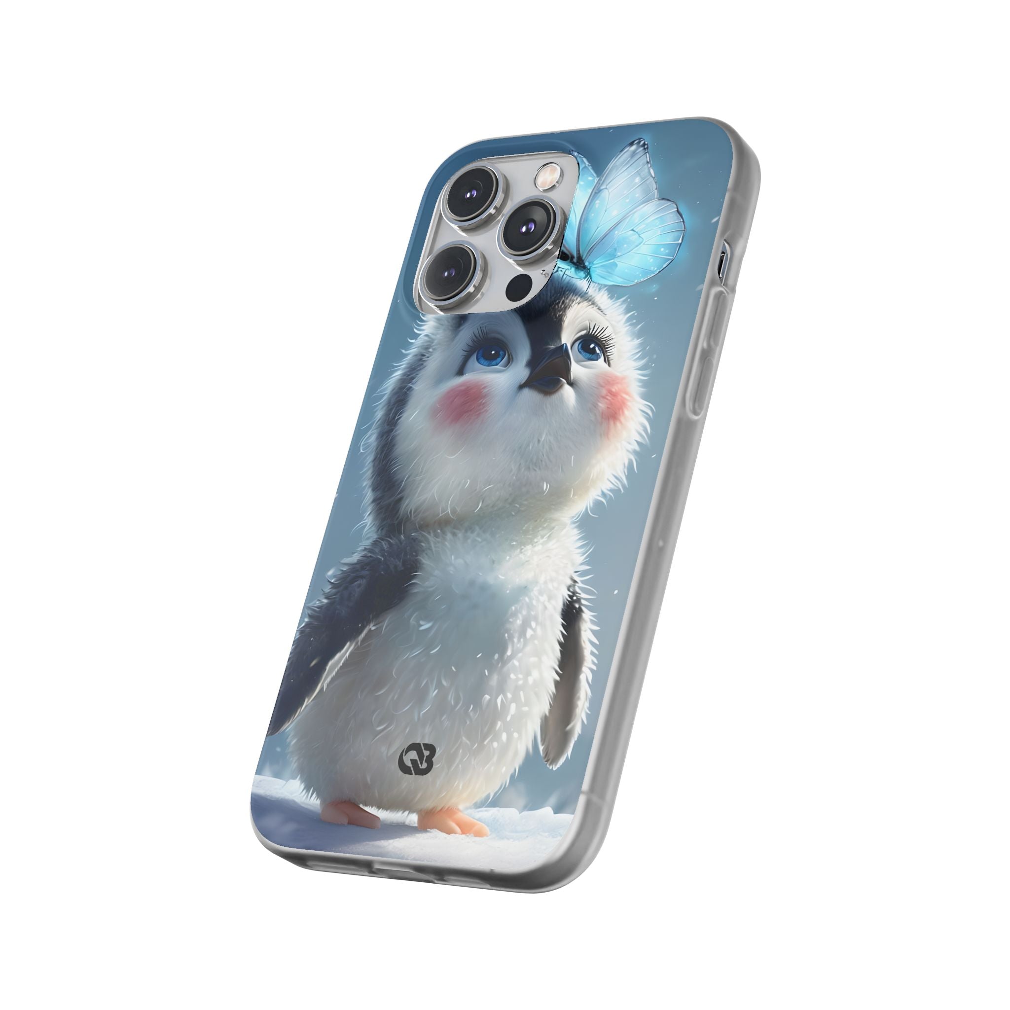 Frosty Penguin Glow · Soft Coque de téléphone pour iPhone