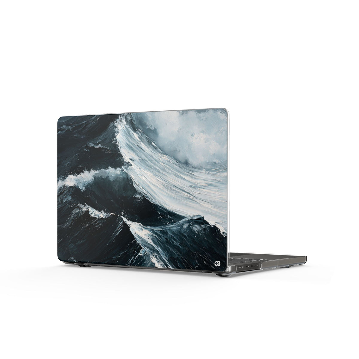 Nordic Swell · Clear Hard Case for MacBook · Blue