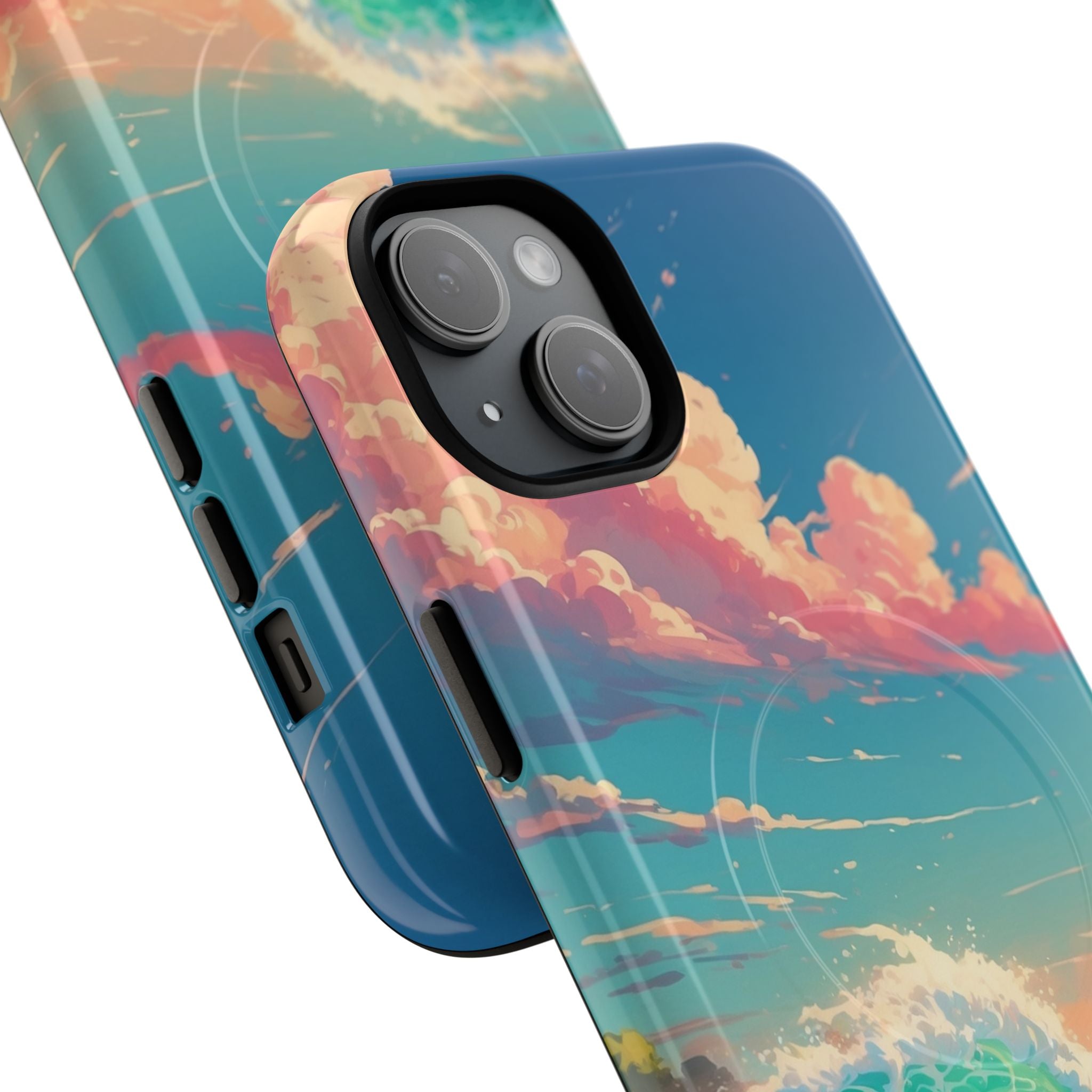 Turkos Curl iPhone 15 Plus Case - Tough+