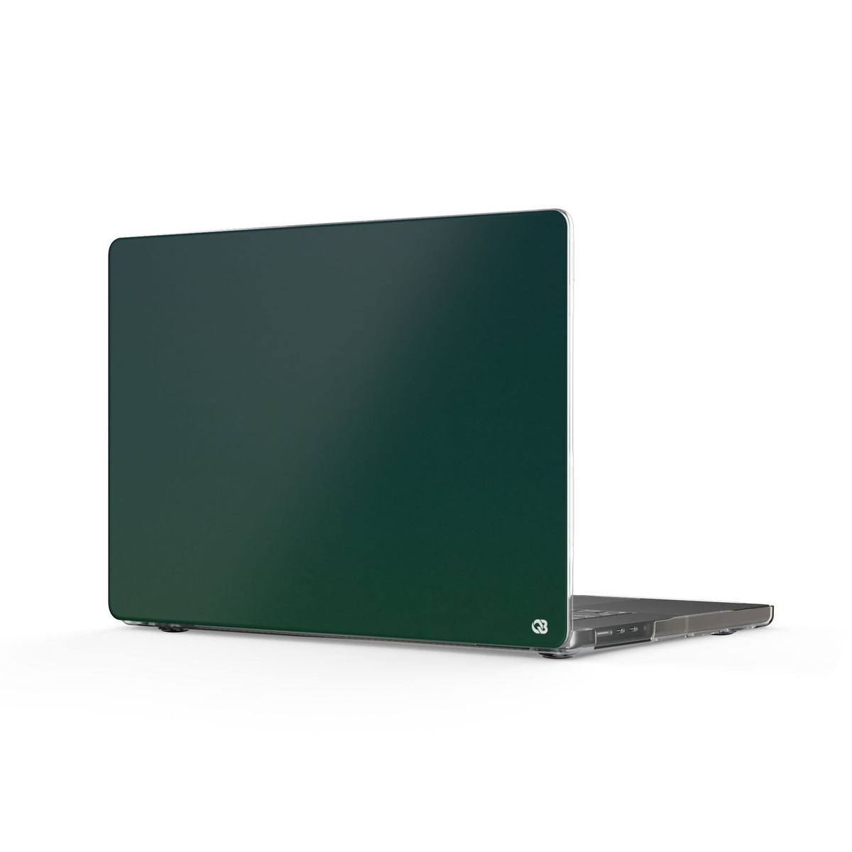 Deep Forest Nocturne · Clear Hard Case for MacBook · Green