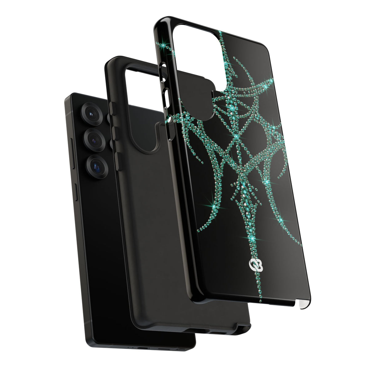 Teal Cyber Sigil · Tough Phone Case for Samsung · Teal