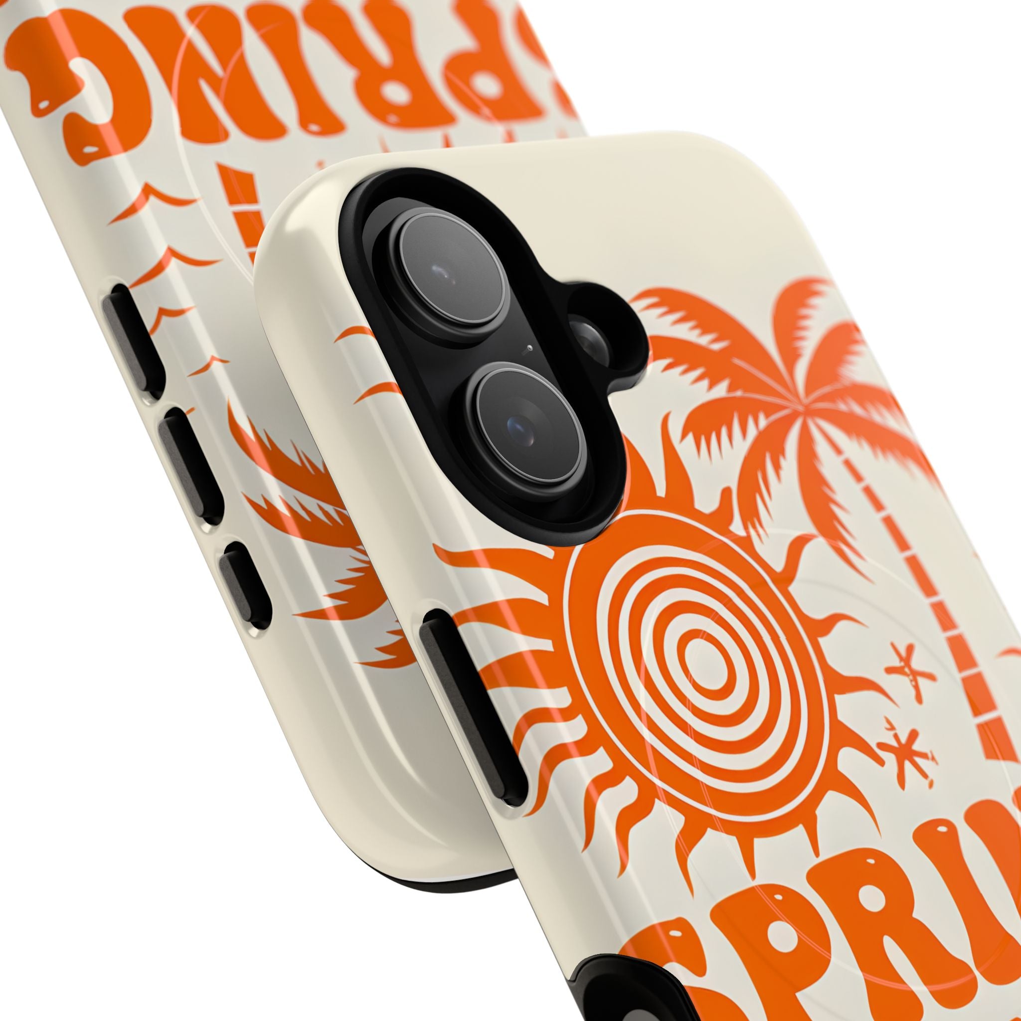 Retro Orange Tide · Tough+ Capa para iPhone · Magsafe