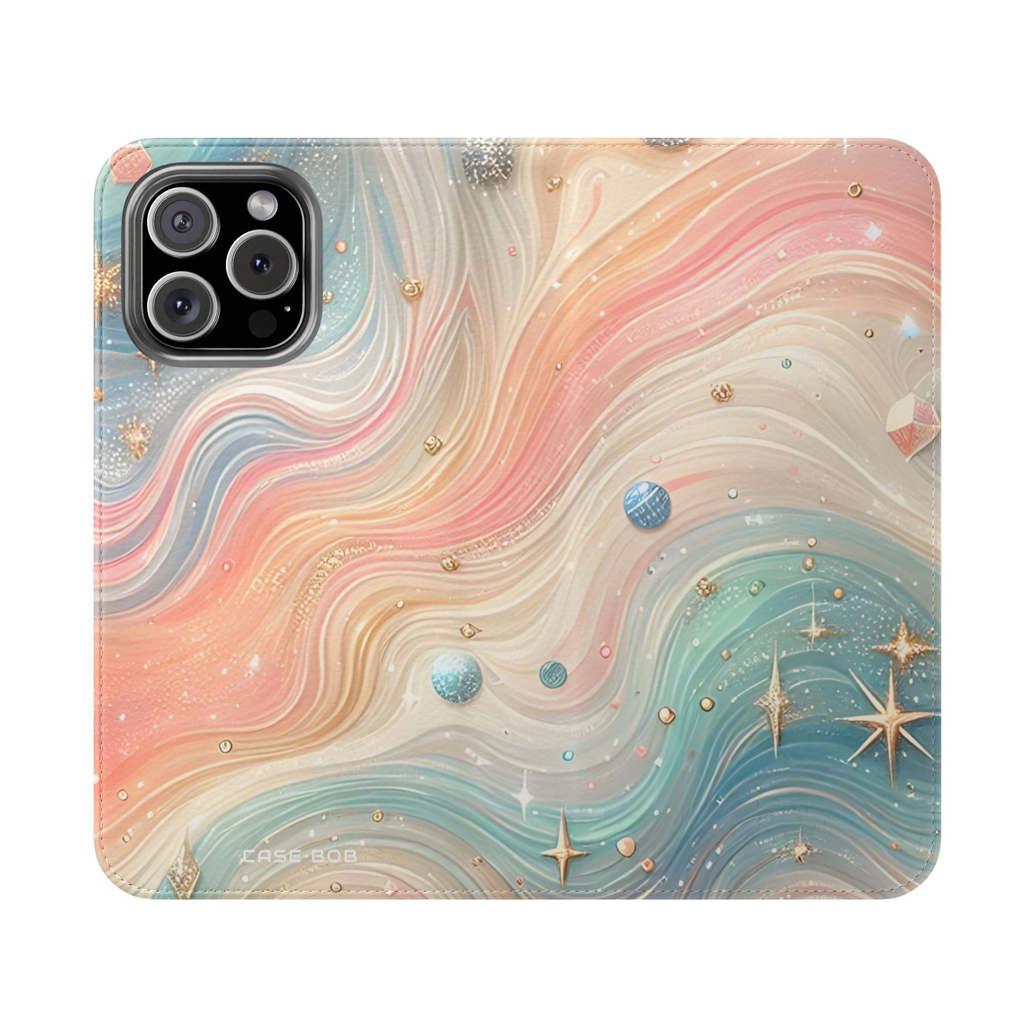 Celestial Waves - iPhone 16 Max Case - Wallet