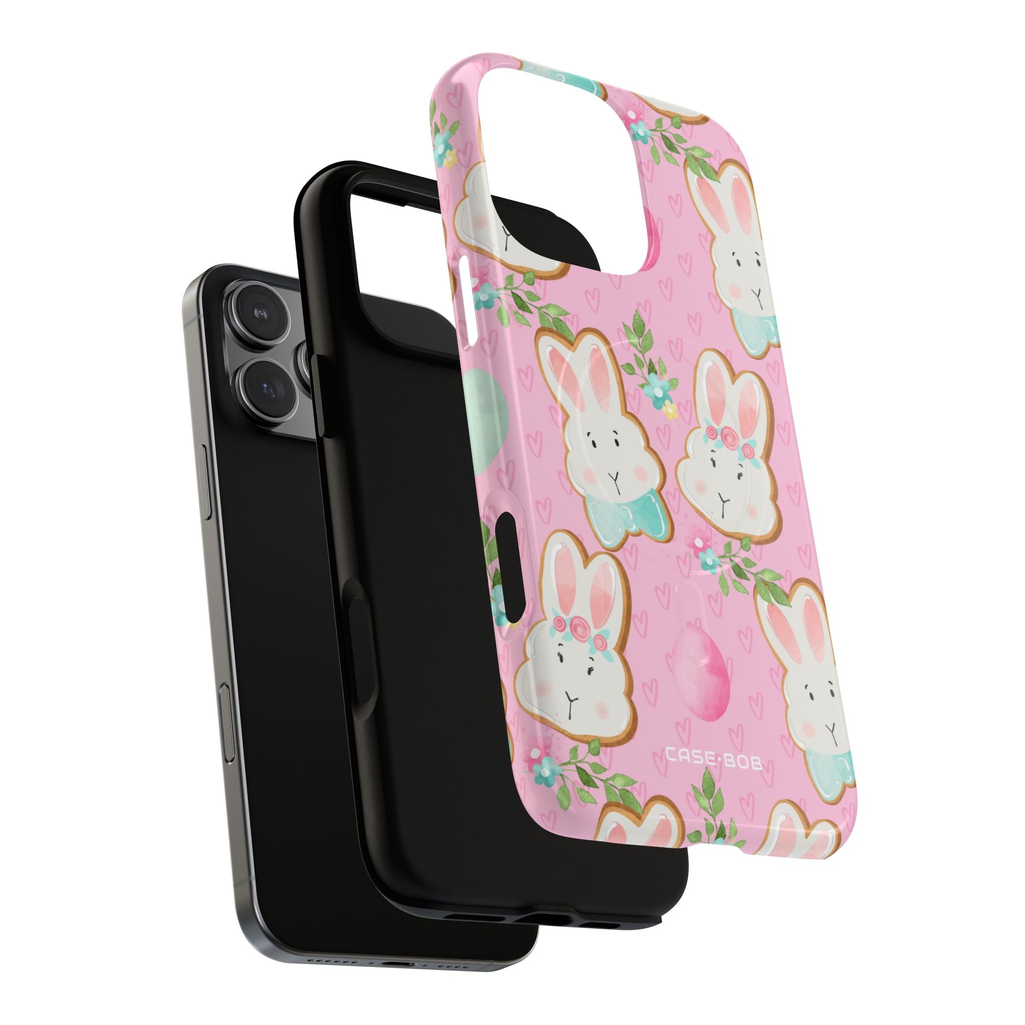 Bunny Blossom iPhone 16 Pro Max Skal - Tough+