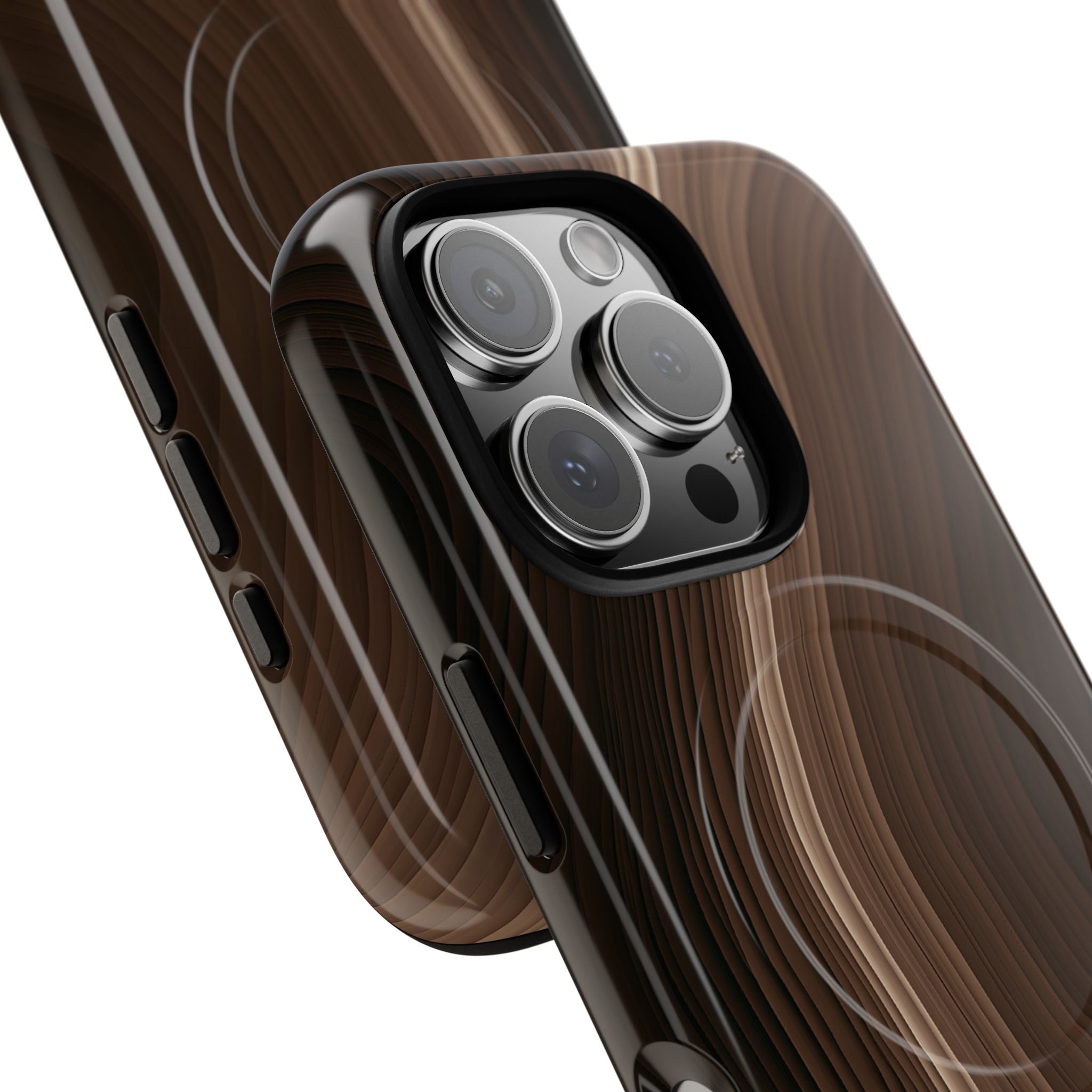 Brown Tough 2.0 Magsafe Phone Case for iPhone - Bronzed Canyon Relief
