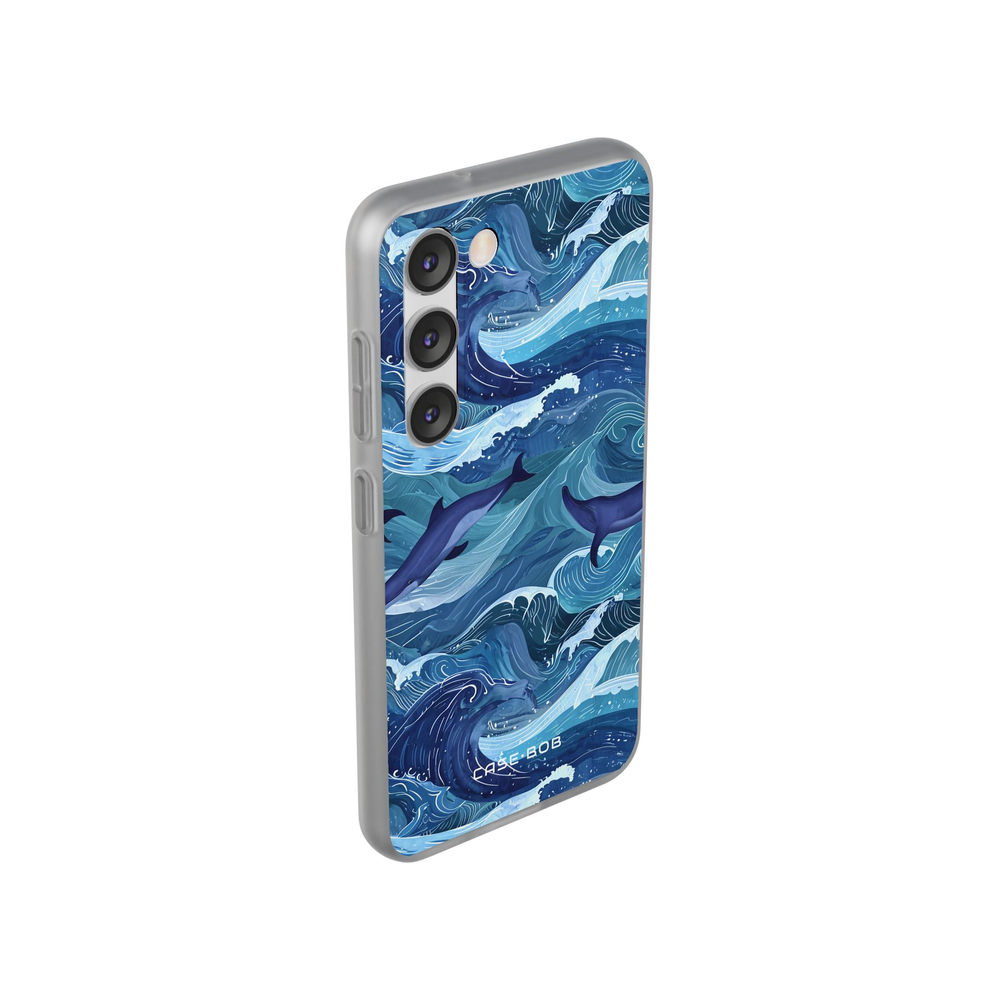 Dolphin Waves Samsung S23 Case - Soft