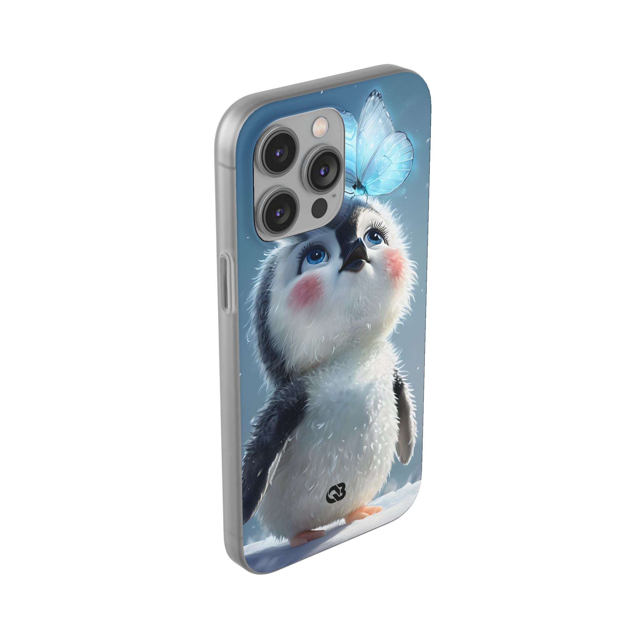 Frosty Penguin Glow · Soft Coque de téléphone pour iPhone