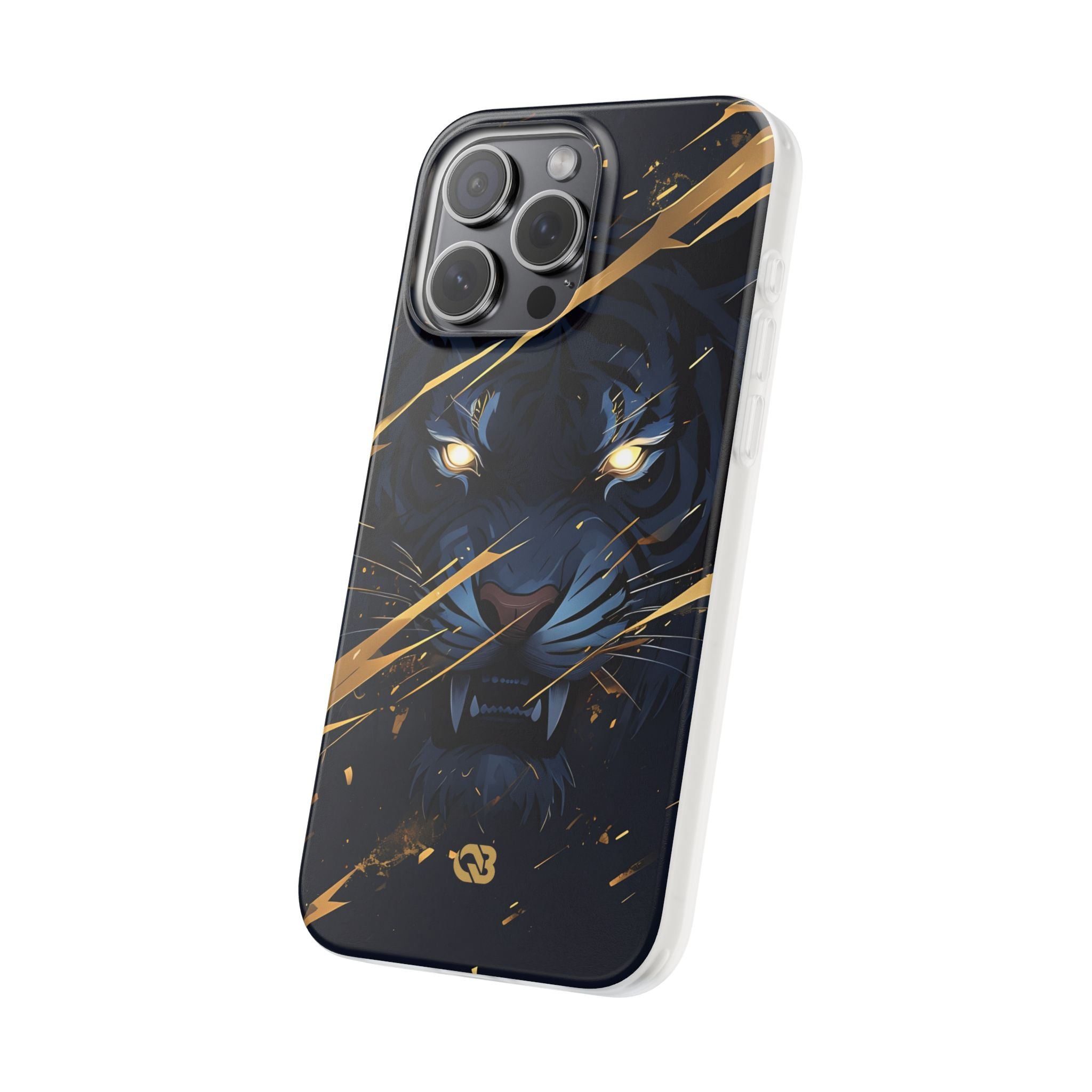 Obsidian Gold Predator · Soft Coque de téléphone pour iPhone