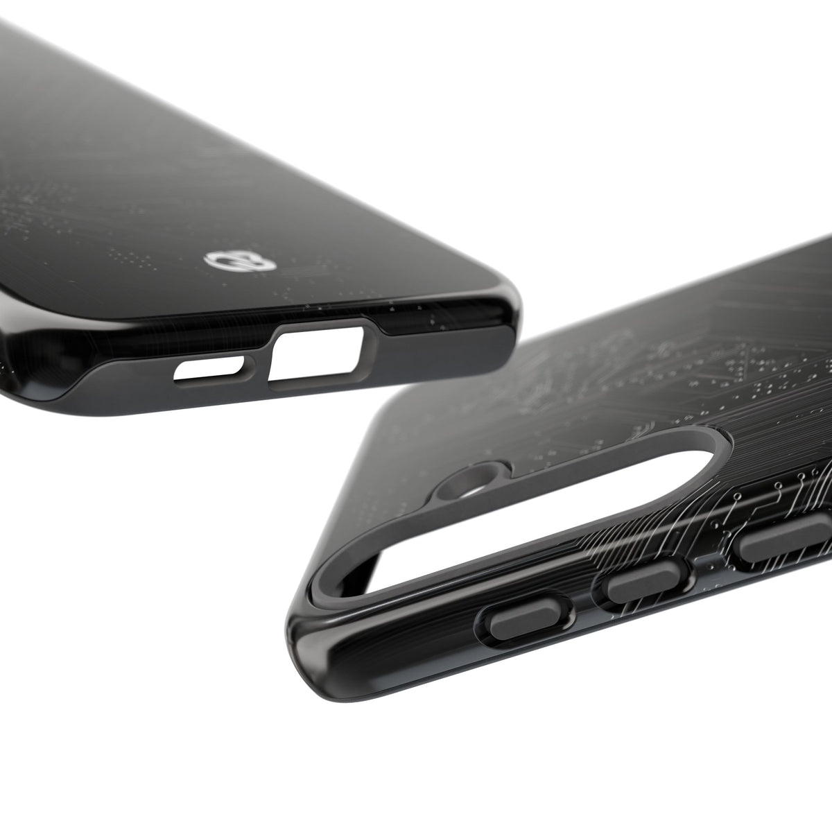 Obsidian Circuitry · Tough Phone Case for Samsung · Black