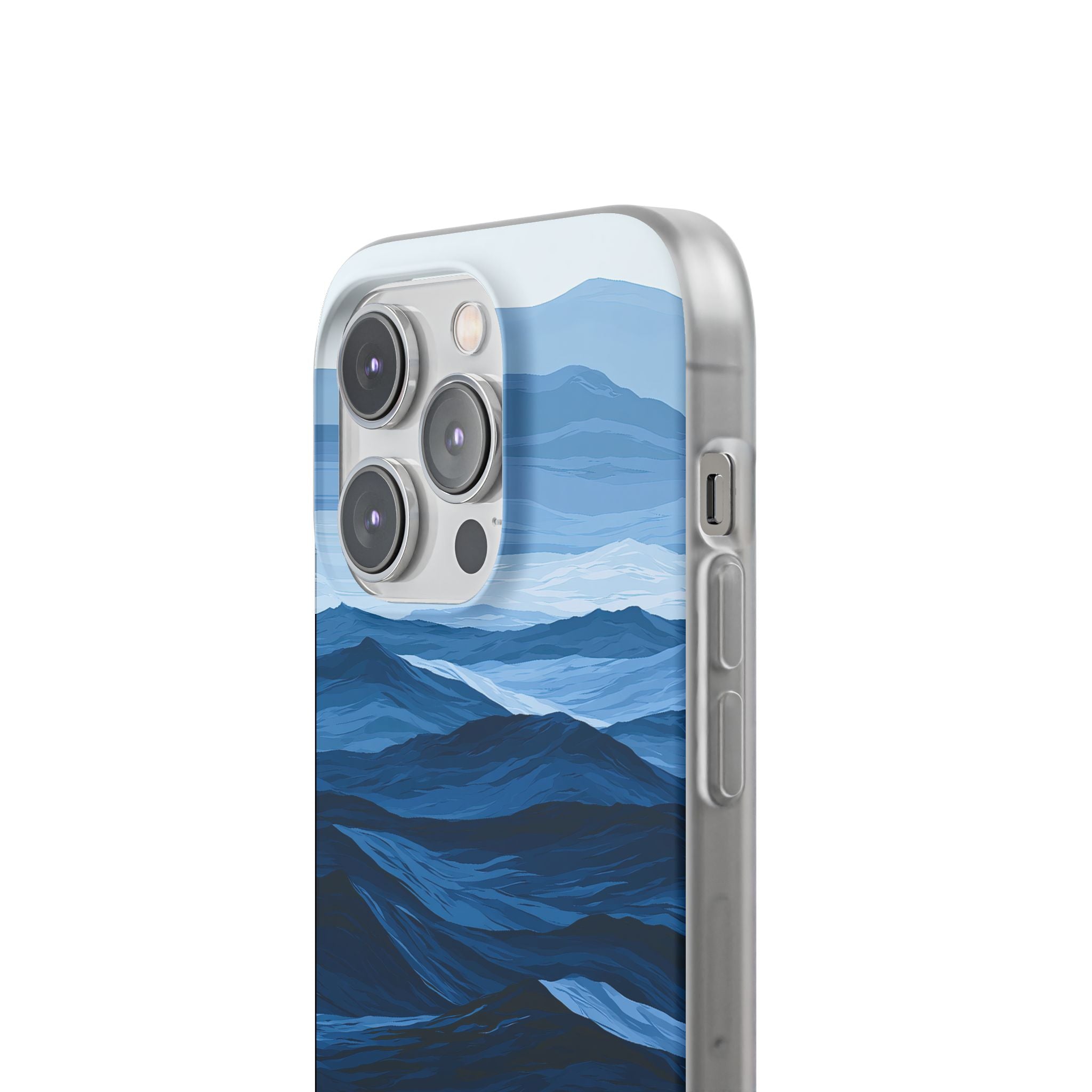 Blue Lite Phone Case for iPhone - Cobalt Ridge Tides