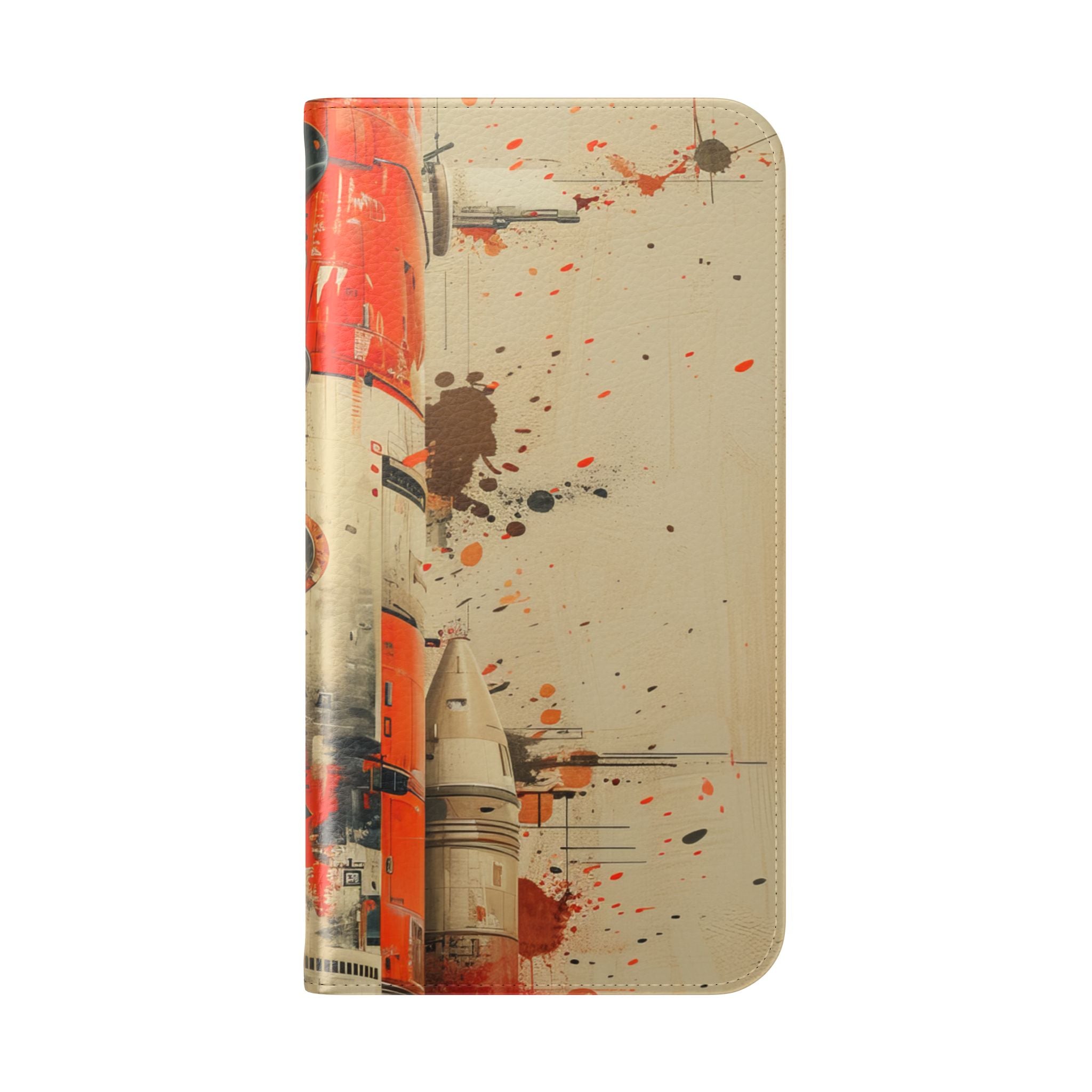 Crimson Rocket - iPhone 15 Plus Case - Wallet