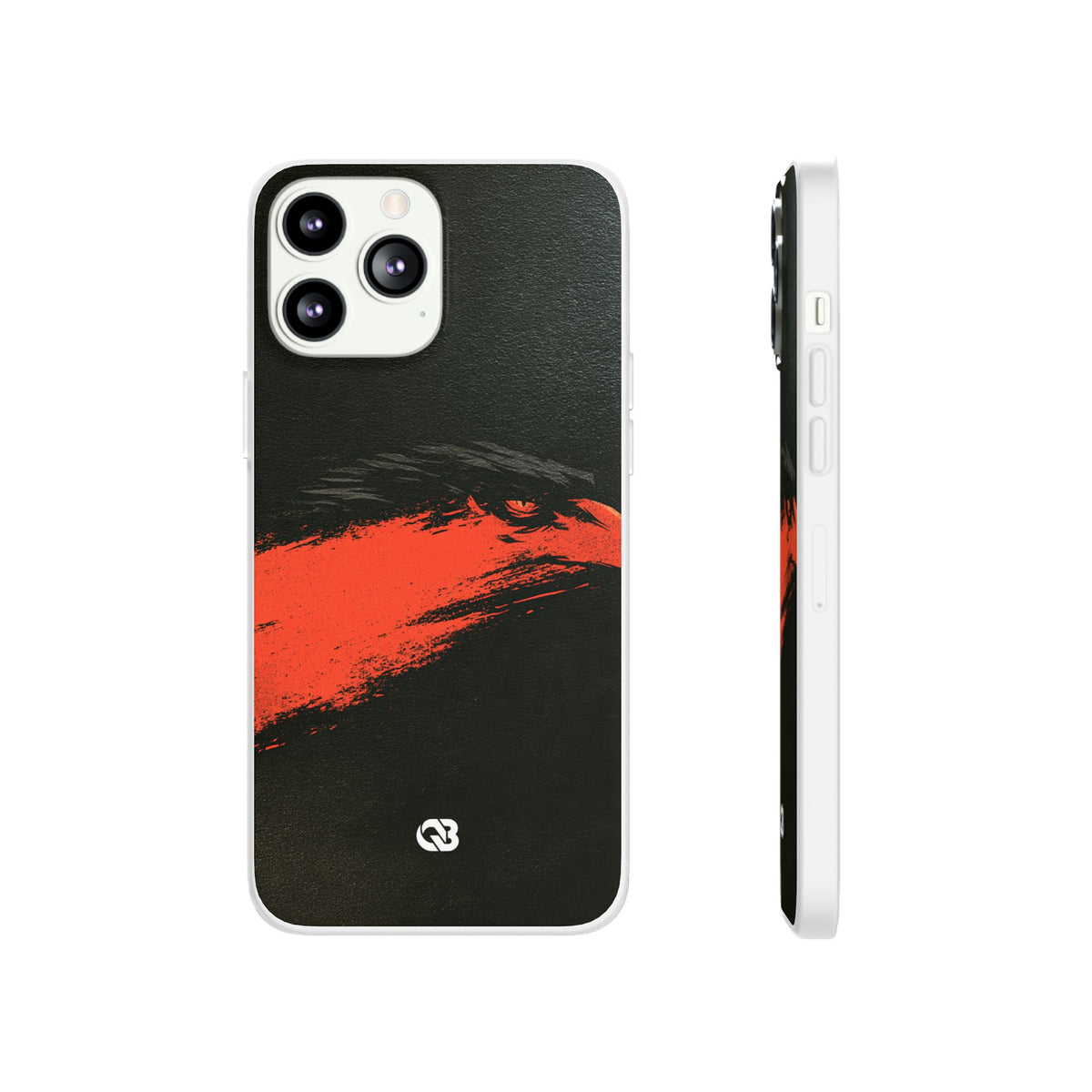 Crimson Raptor Noir · Lite Phone Case for iPhone · Black