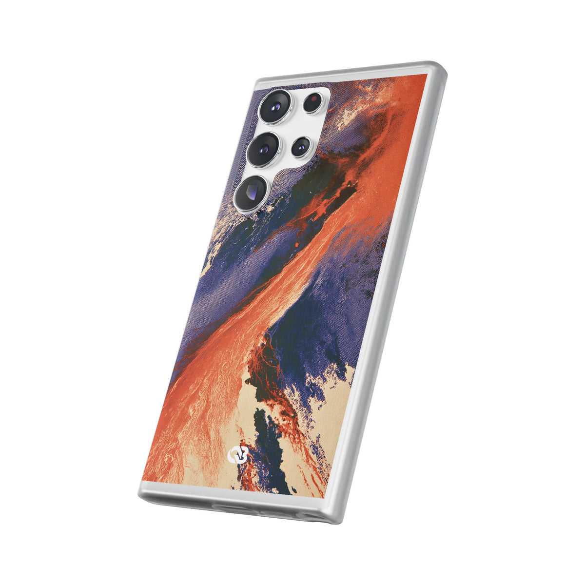 Solar Aura Drift · Lite Phone Case for Samsung · Orange