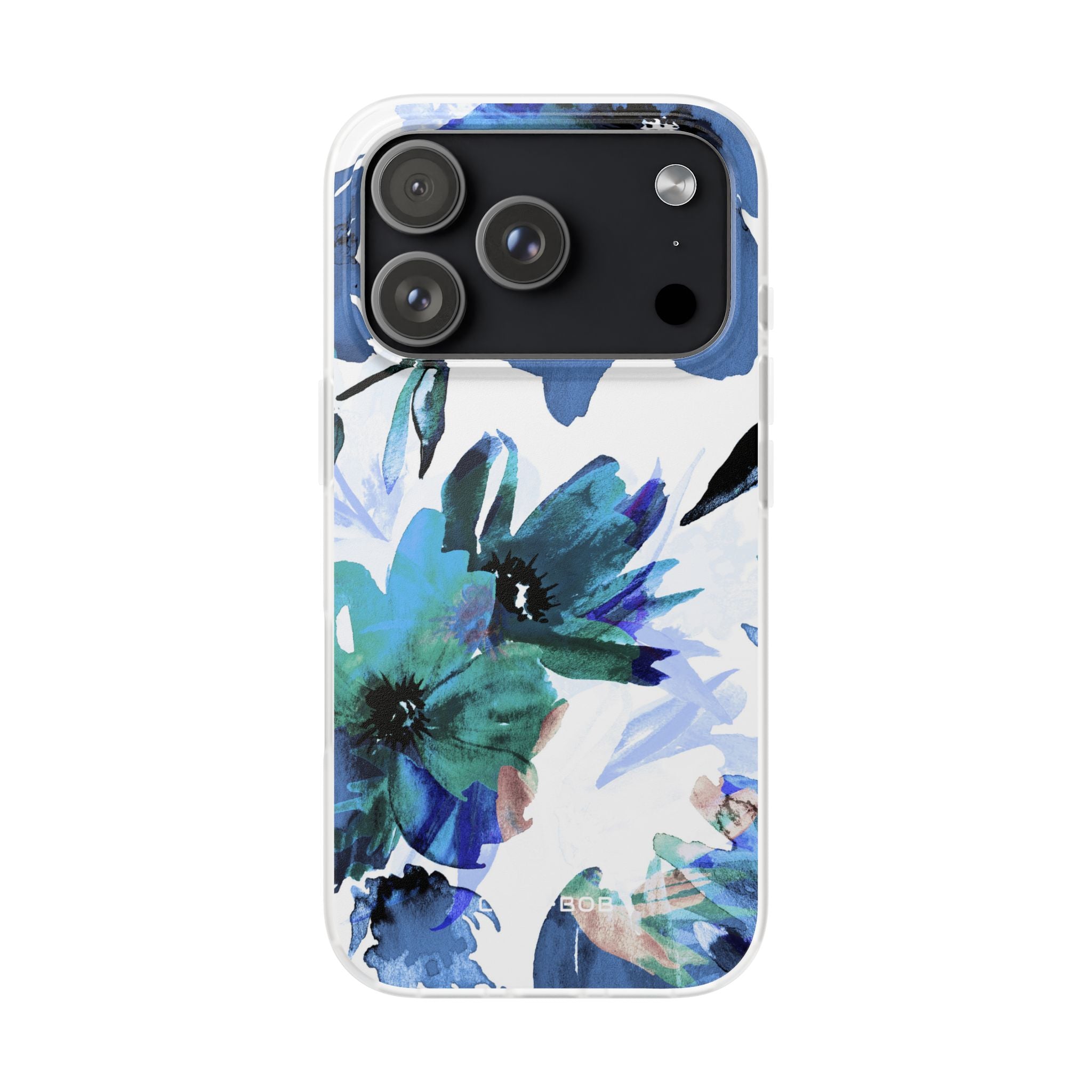 Blue Blossom Radiance iPhone 17 Pro Case - Soft - CASE•BOB