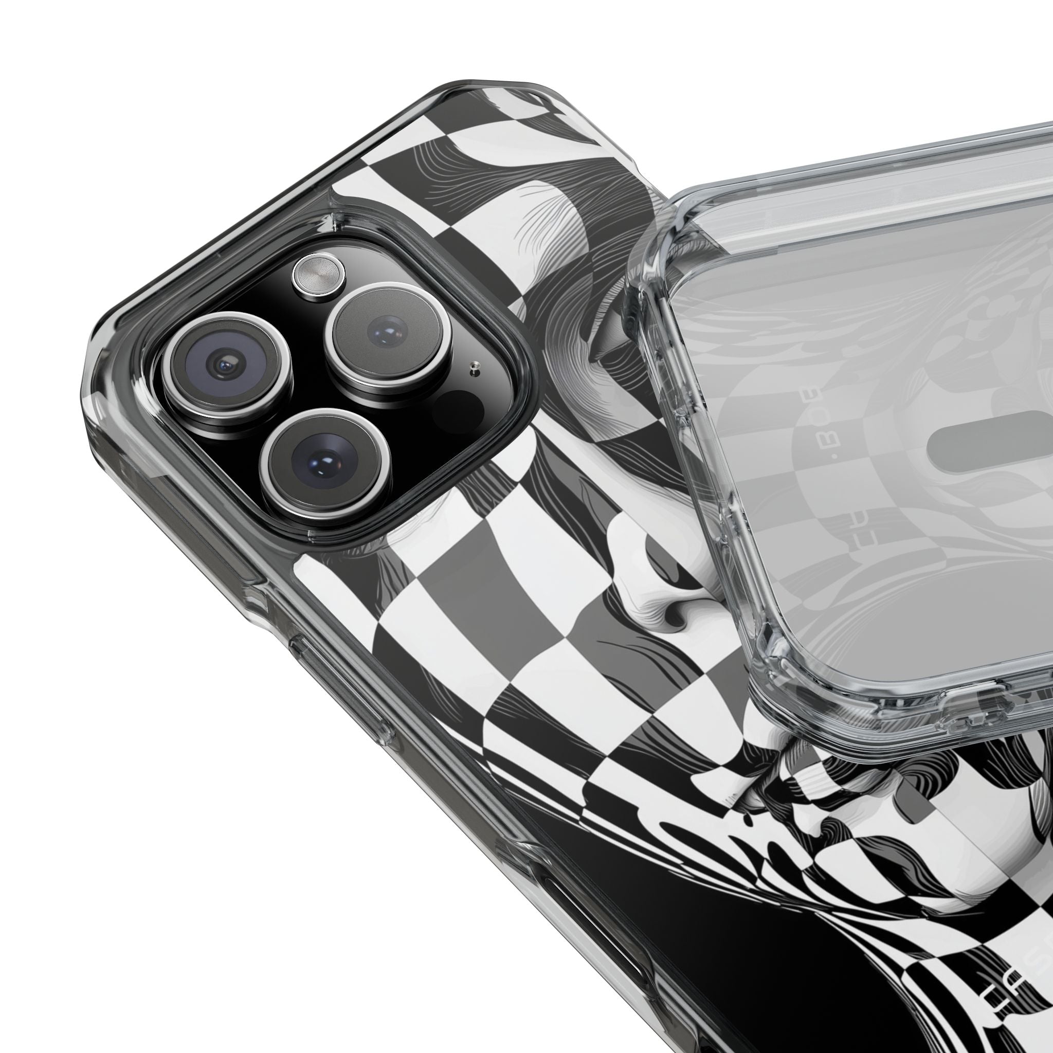 Checkered Face iPhone 16 Pro Case - Impact