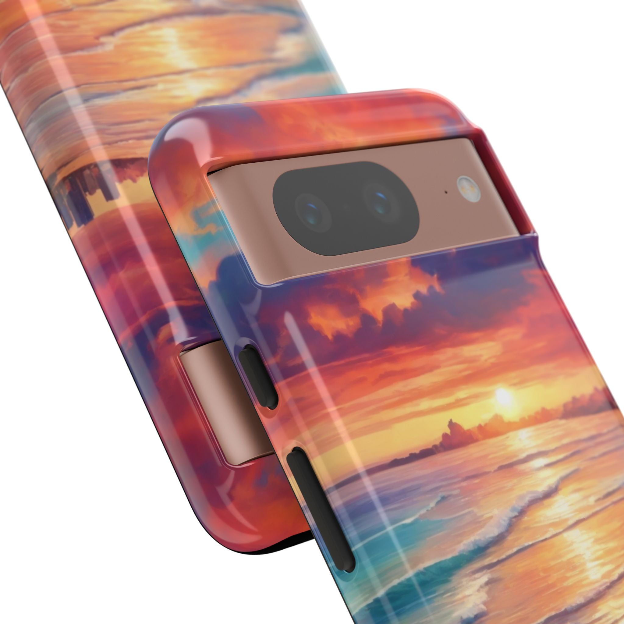 Crimson Shore Horizon · Tough Phone Case for Google Pixel