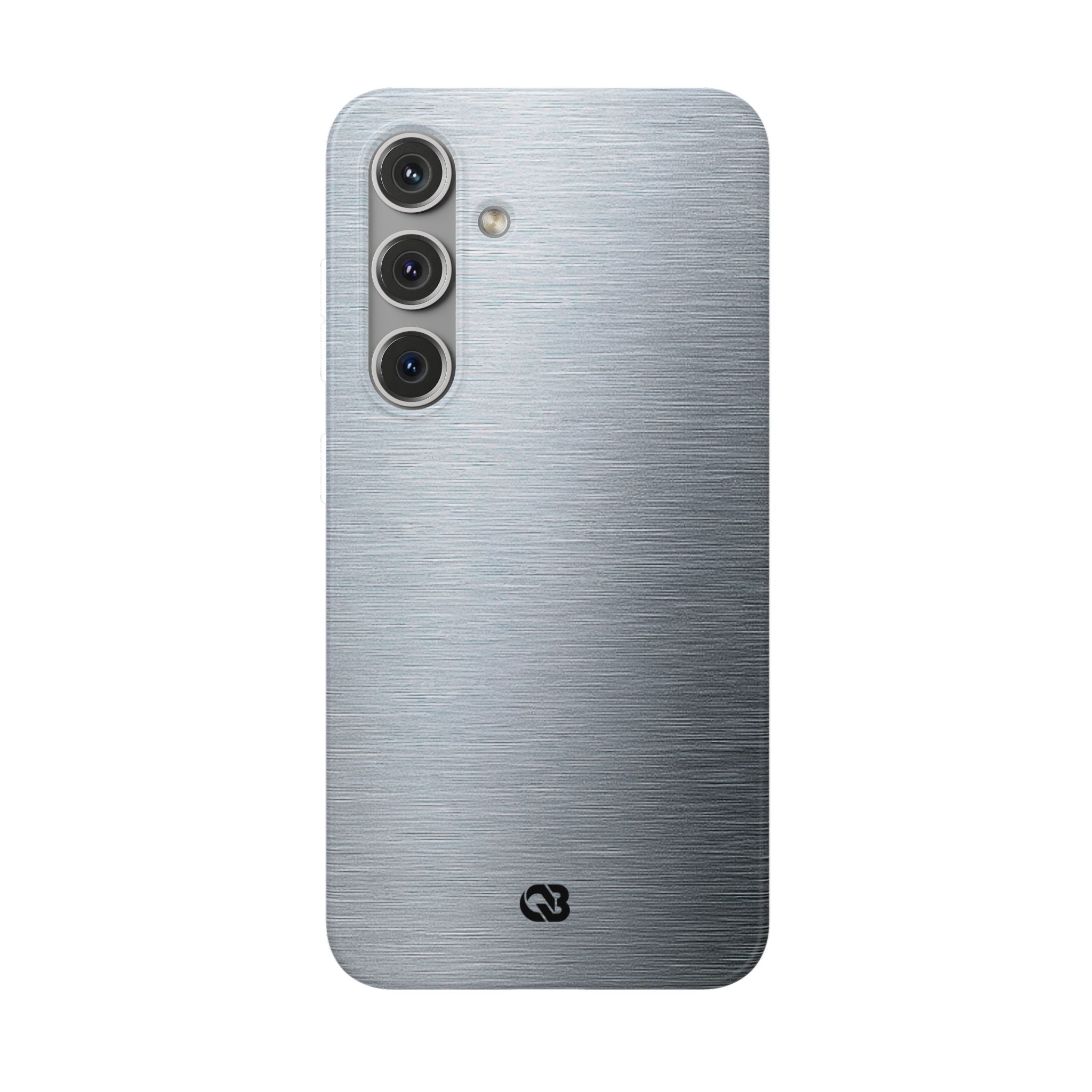 Silver Lite Phone Case for Samsung - Satin Chrome Grain