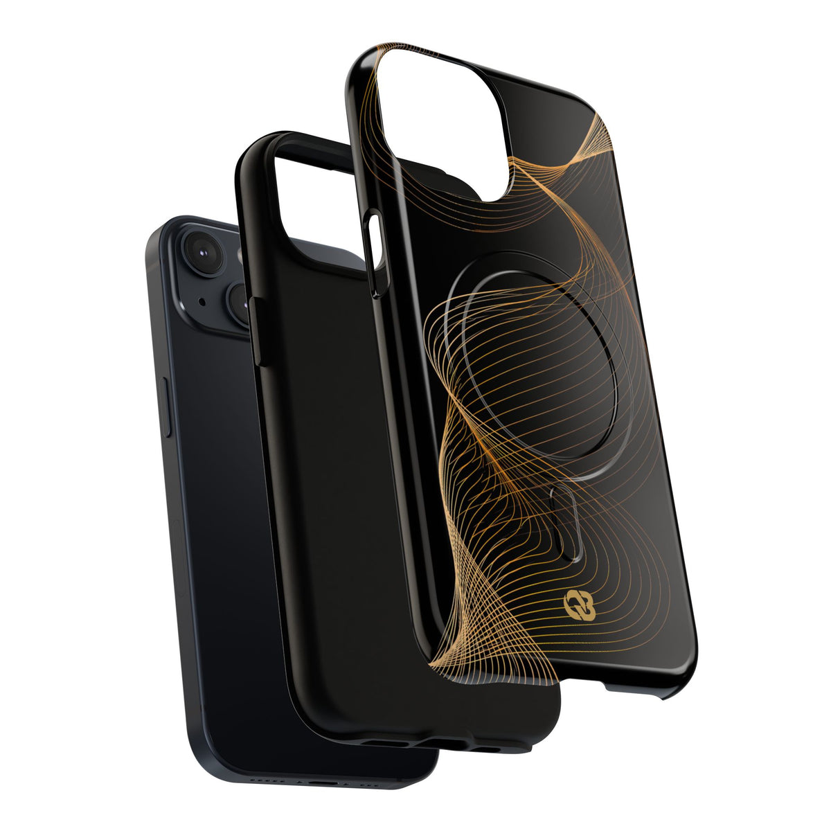 Gold Tough 2.0 Magsafe Phone Case for iPhone - Burnished Bronze Helix