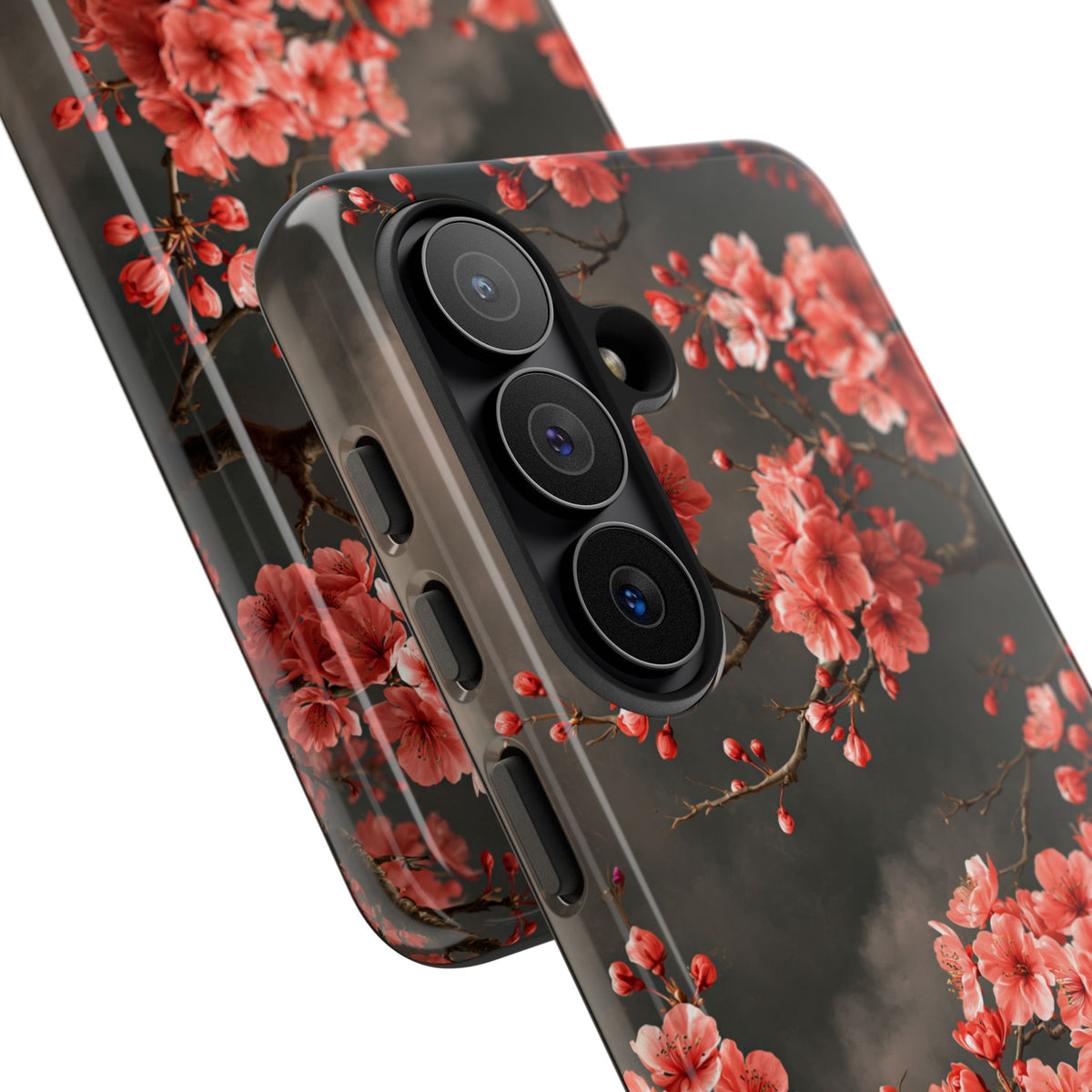 Dark Sakura Nocturne · Tough Phone Case for Samsung · Black