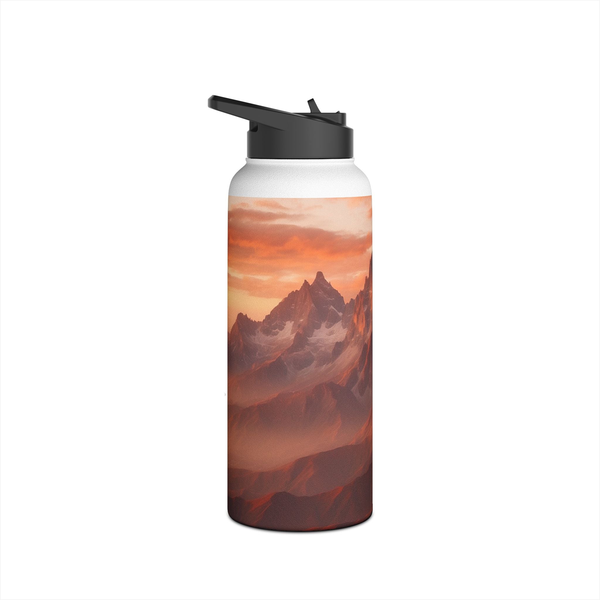 Sunset Peaks - Stainless Steel Water Bottle