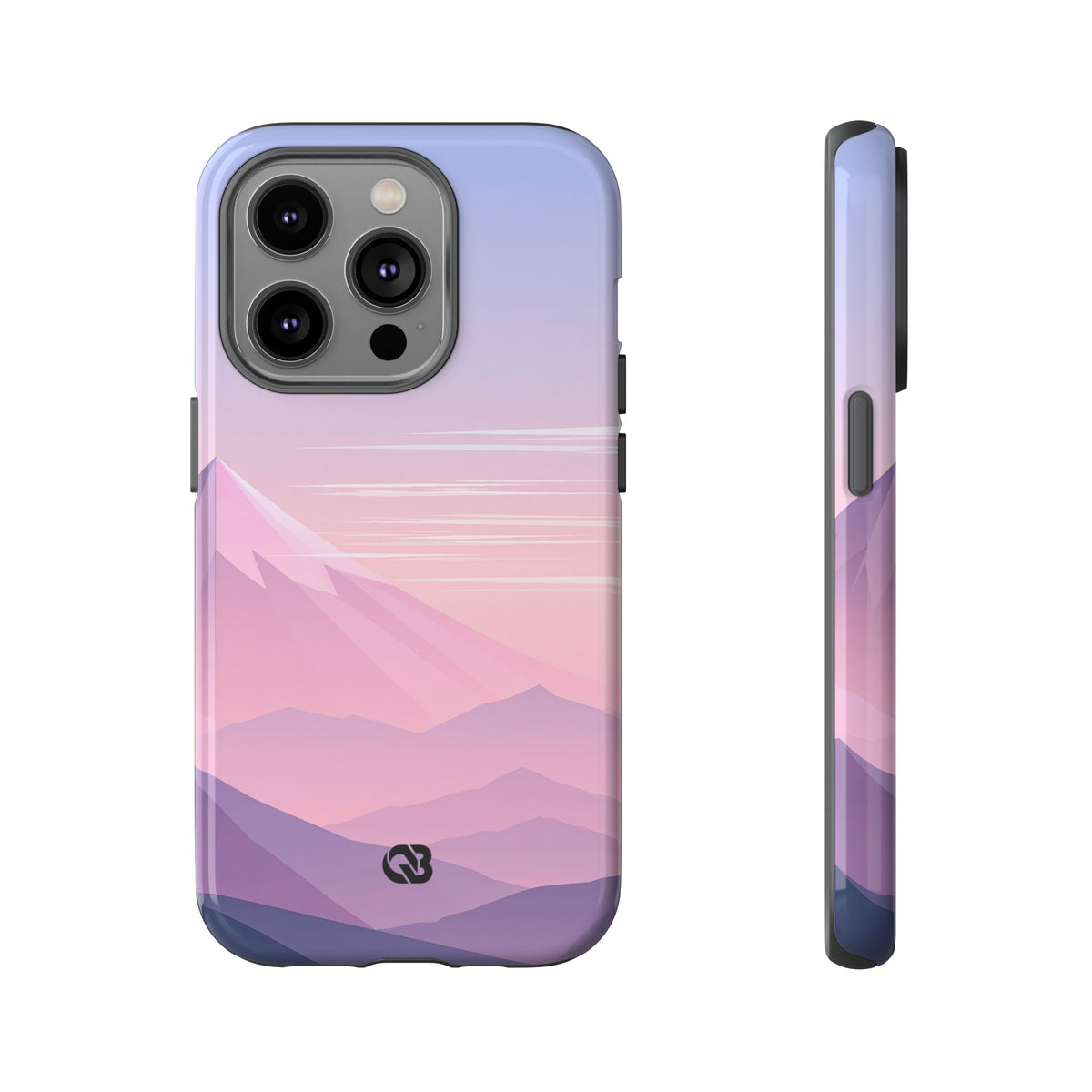Alpine Twilight · Tough Phone Case for iPhone · Pink
