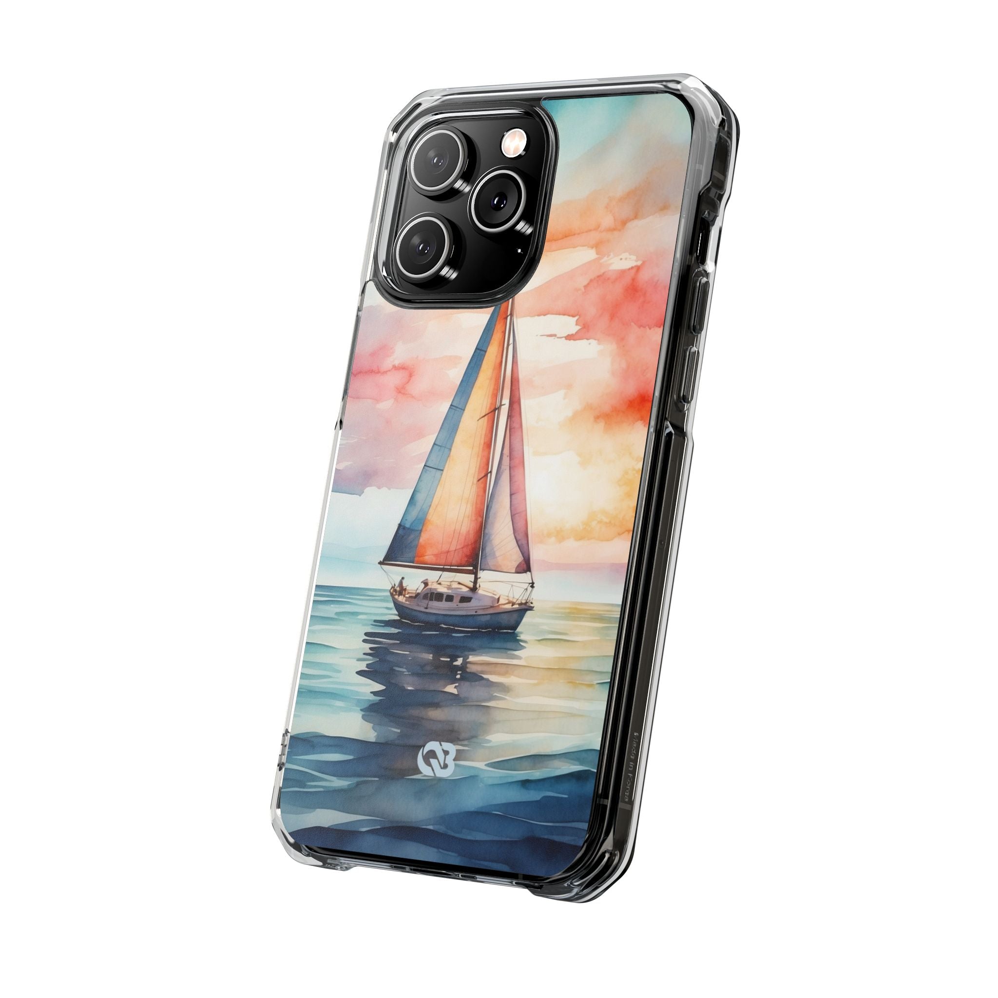 Crimson Horizon Sail · Impact Phone Case for iPhone · Magsafe