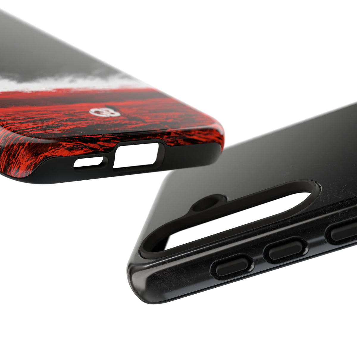 Crimson Void · Tough Phone Case for Samsung · Black