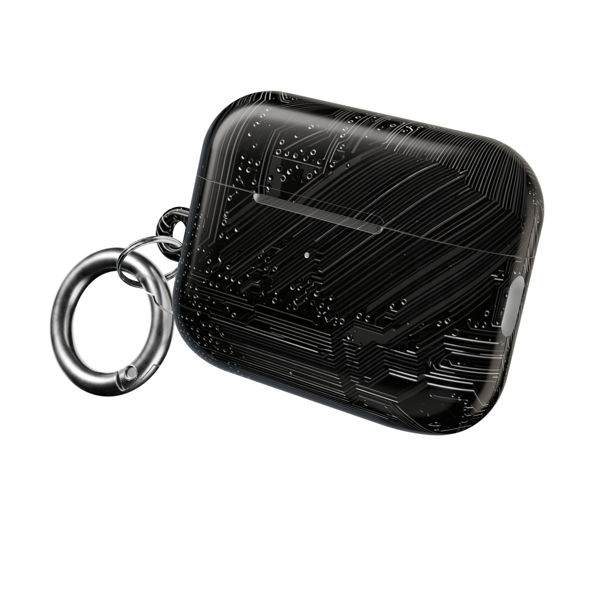 Obsidian Circuitry · Hard Case for AirPods & AirPods Pro · Black