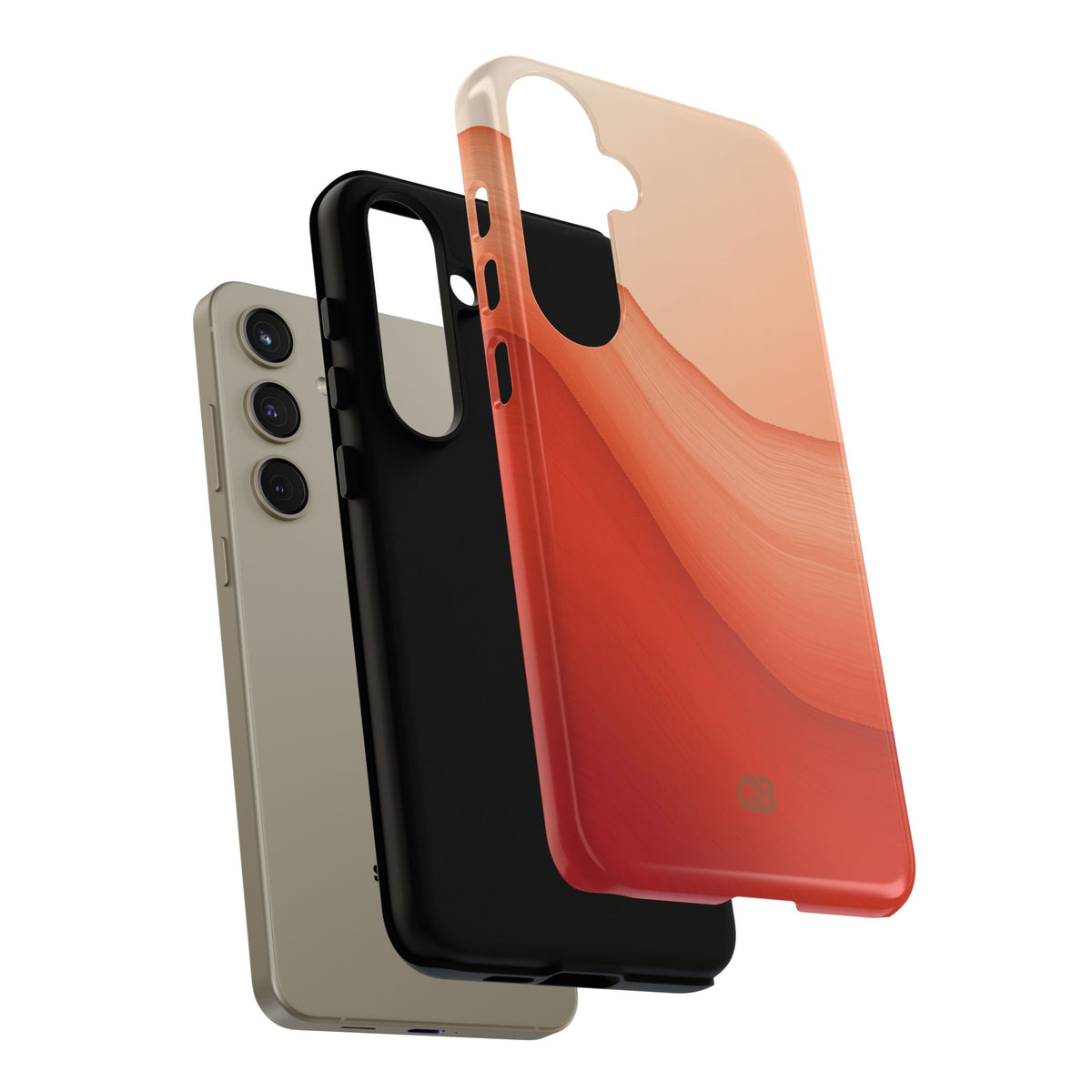 Terracotta Flow · Tough Phone Case for Samsung · Orange