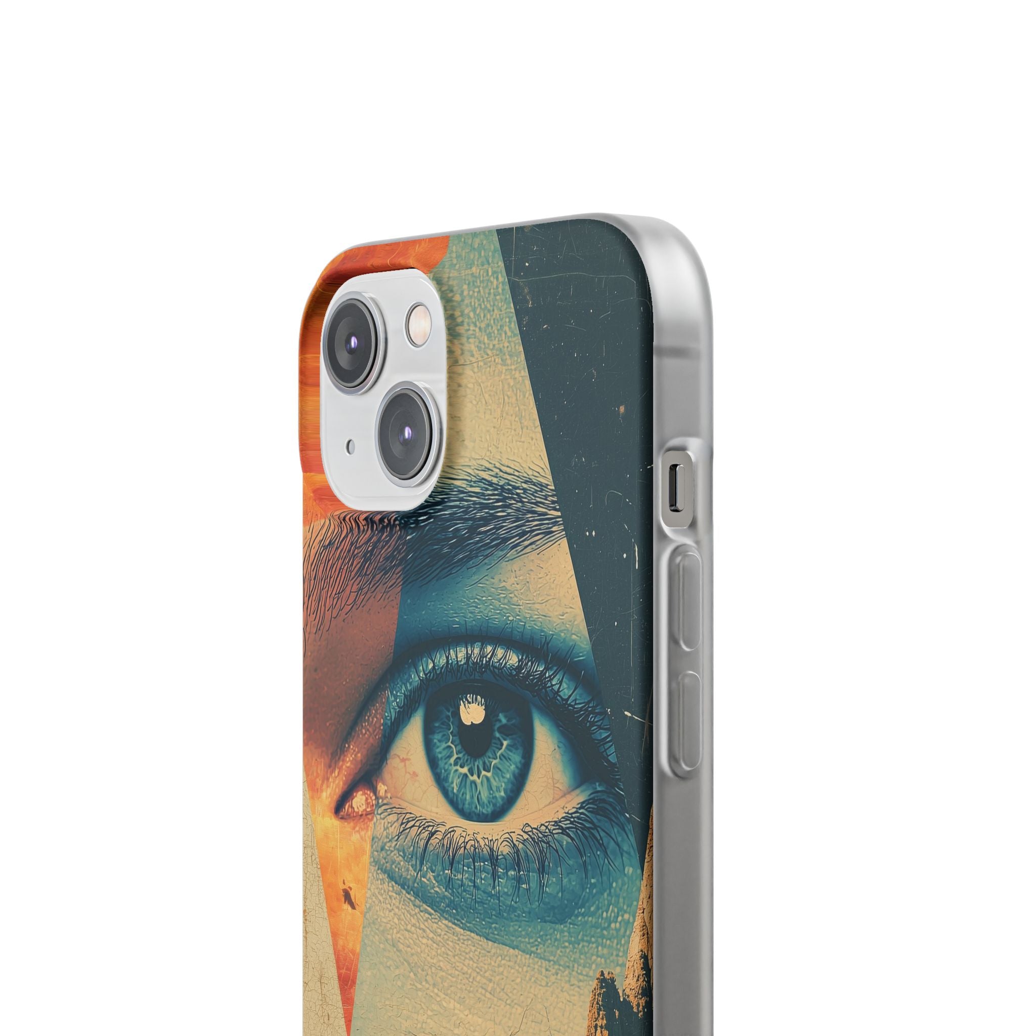 Fragmented Peak Gaze · Soft Phone Case for iPhone