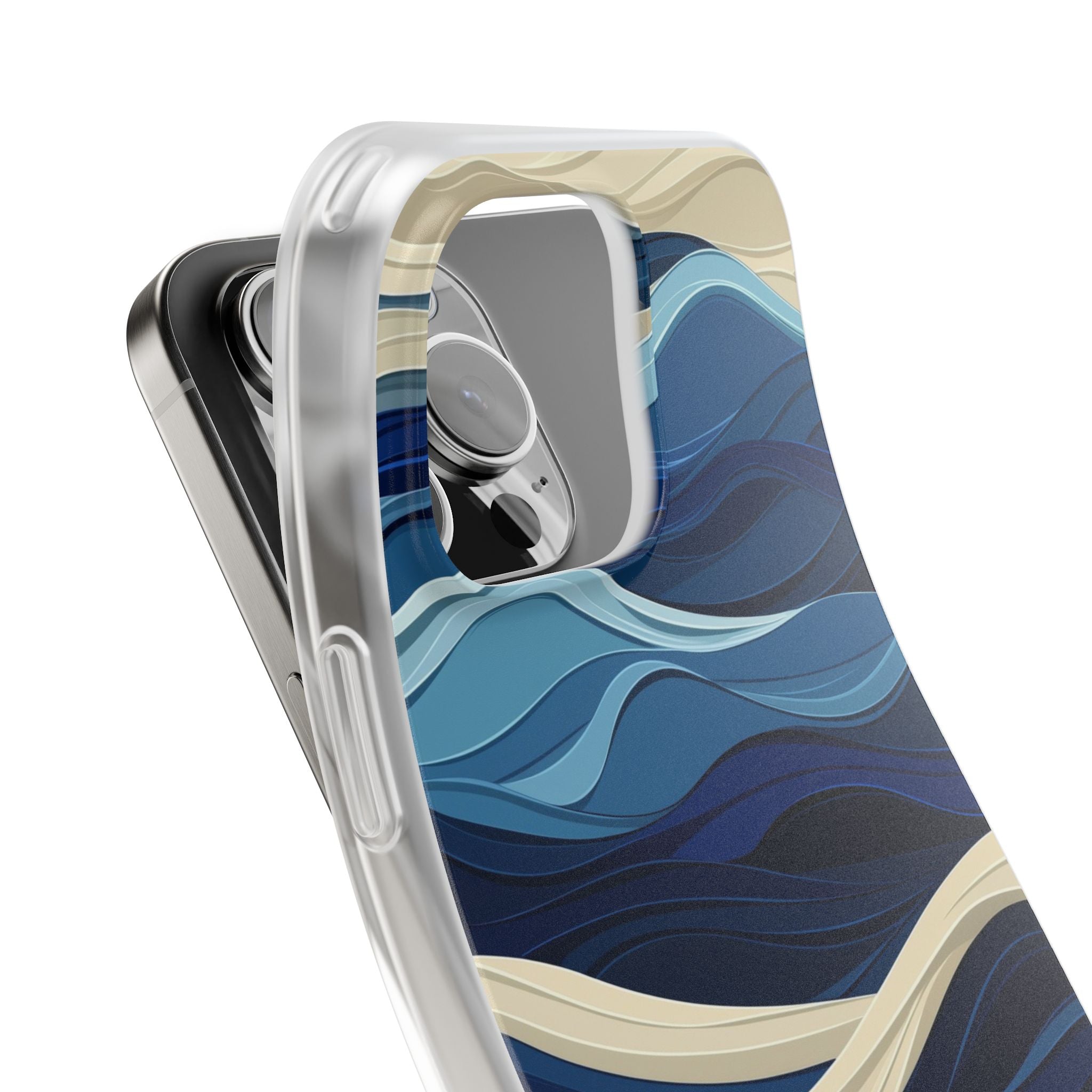 Ocean Rhythm iPhone 16 Pro Max Case - Soft