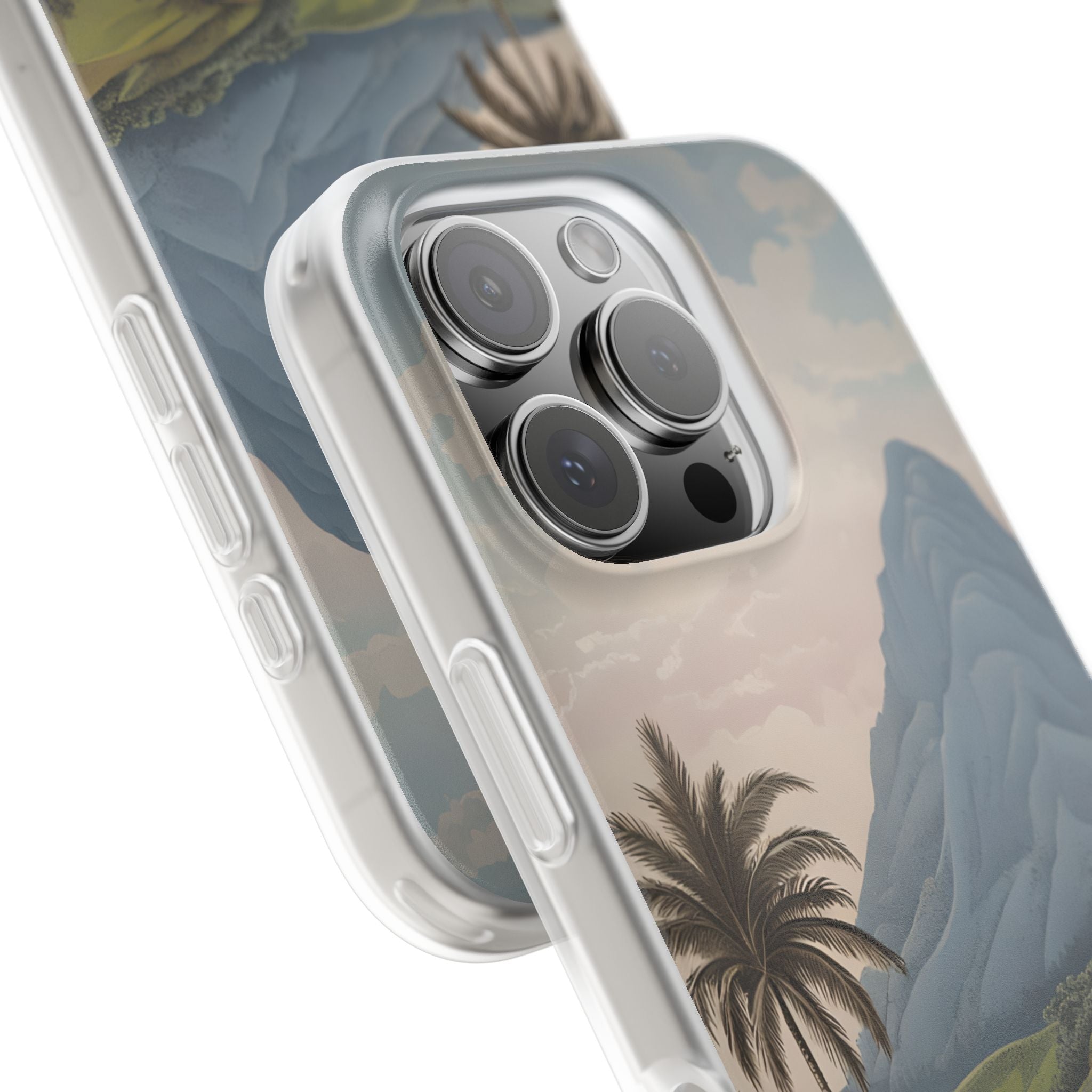 Azure Mountain Vista · Soft Custodia per iPhone