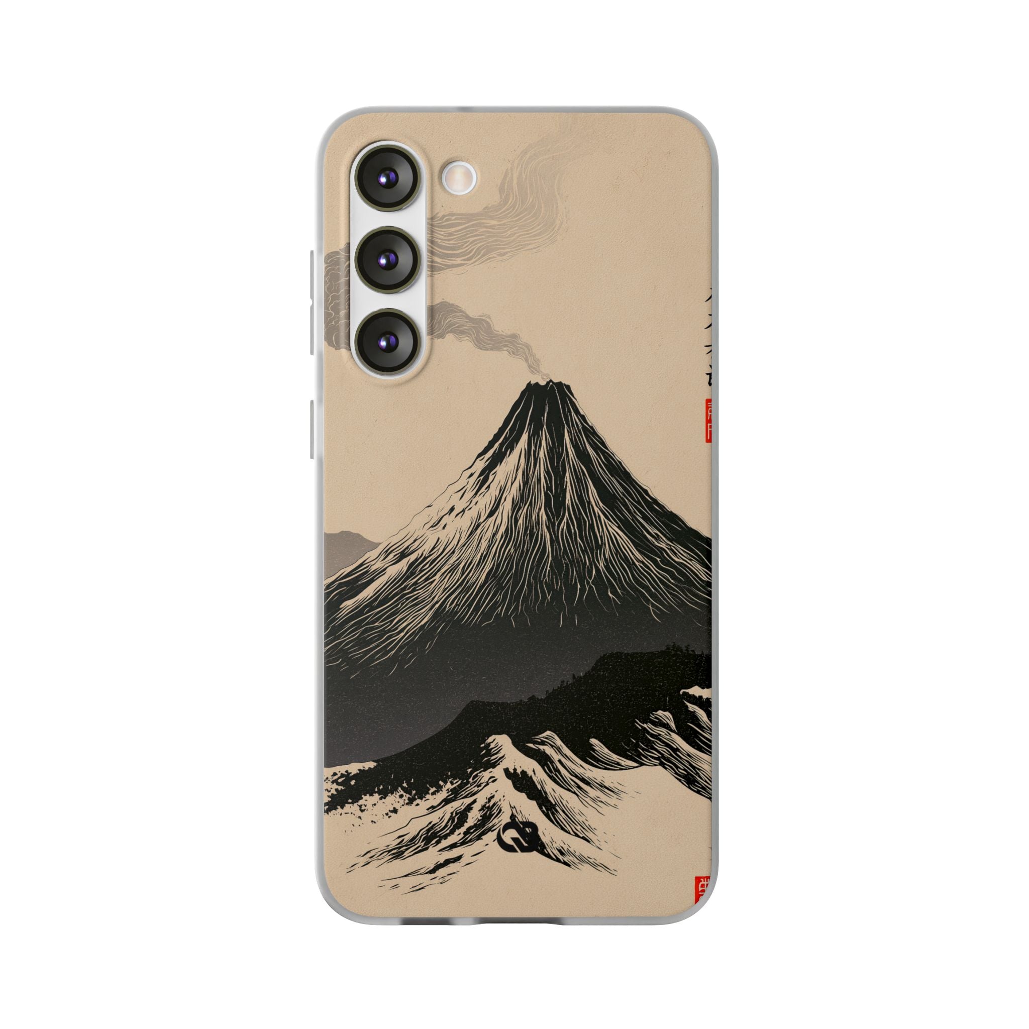Beige Lite Phone Case for Samsung - Obsidian Ink Summit