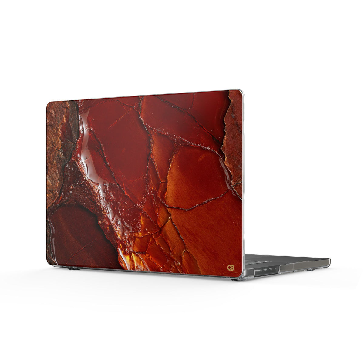 Amber Embrace · Clear Hard Case for MacBook · Brown