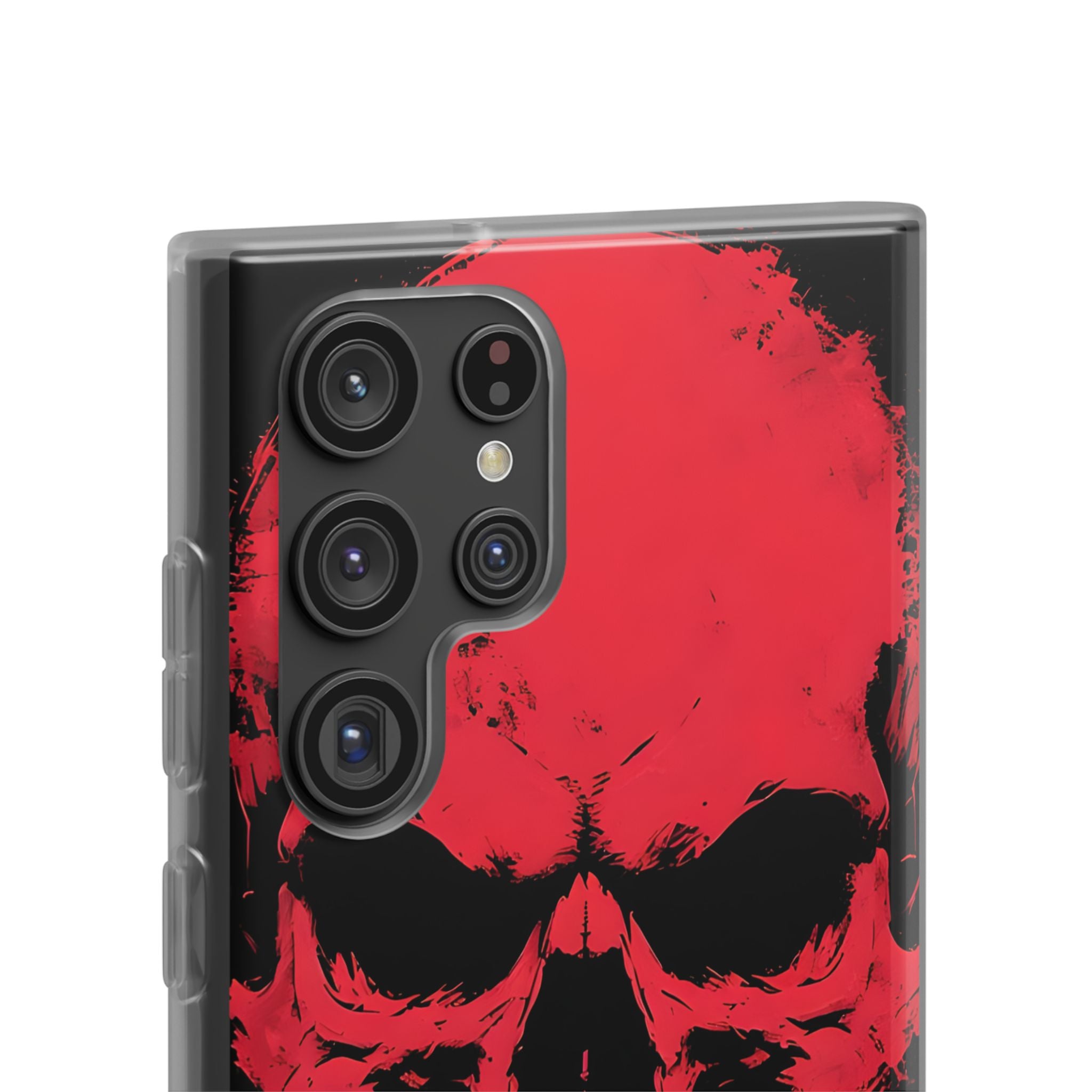 Crimson Street Skull · Soft Handyhülle für Samsung