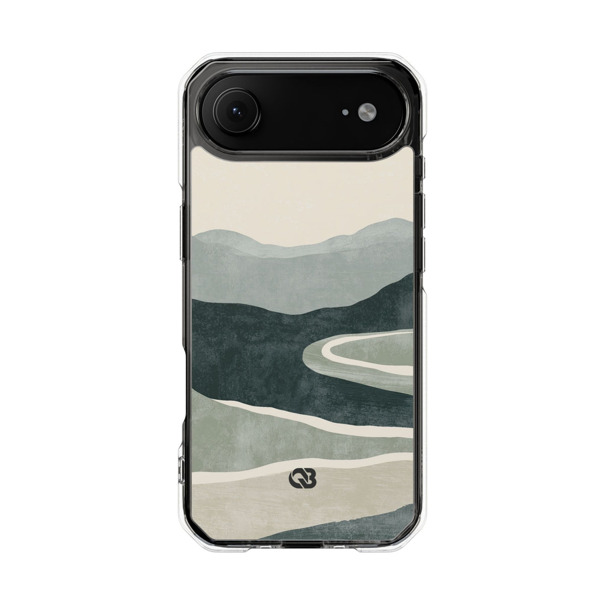 Green Impact MagSafe Phone Case for iPhone - Misty Sage Valley