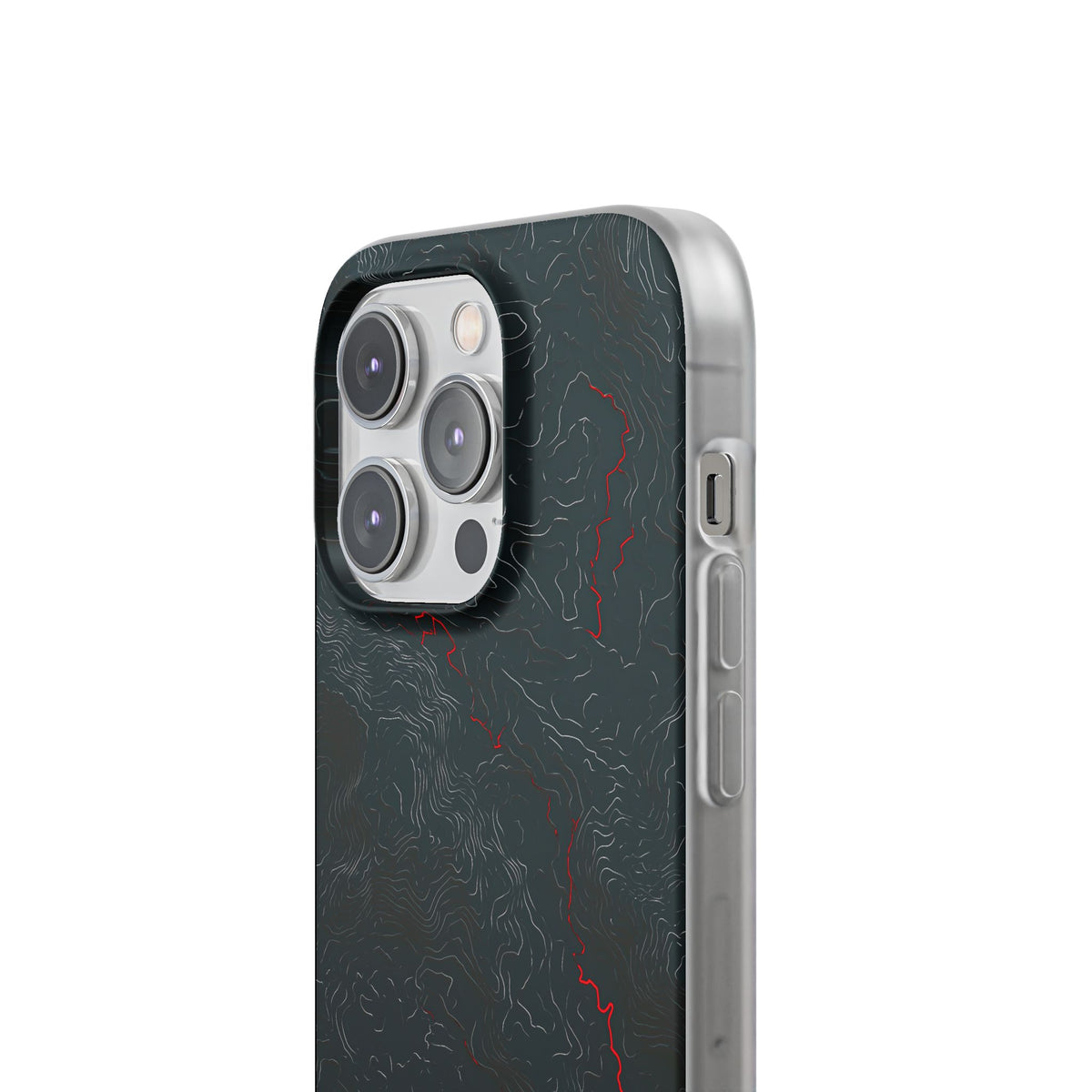Crimson Rift · Lite Phone Case for iPhone · Black