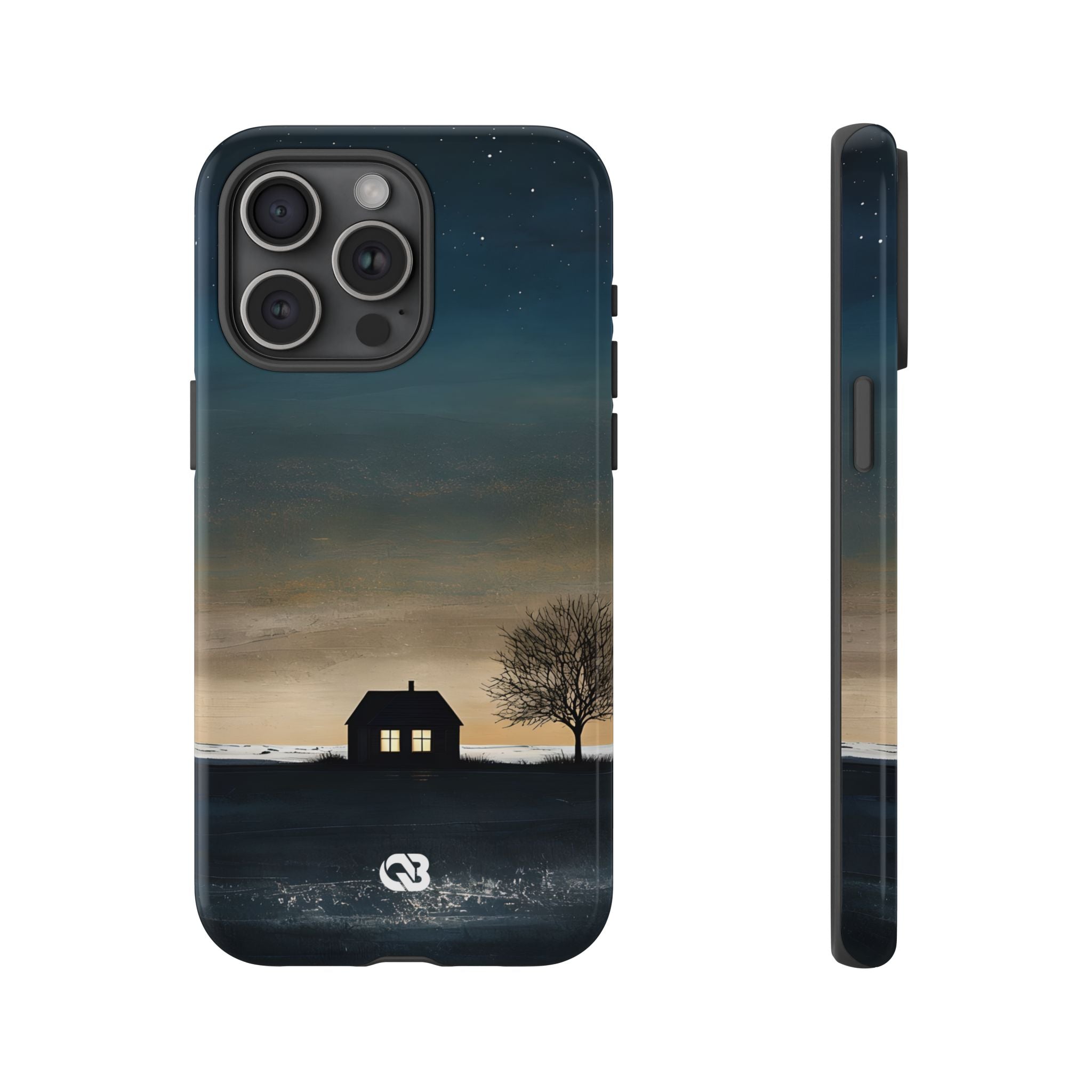 Midnight Cabin Glow · Tough Hoesje voor iPhone