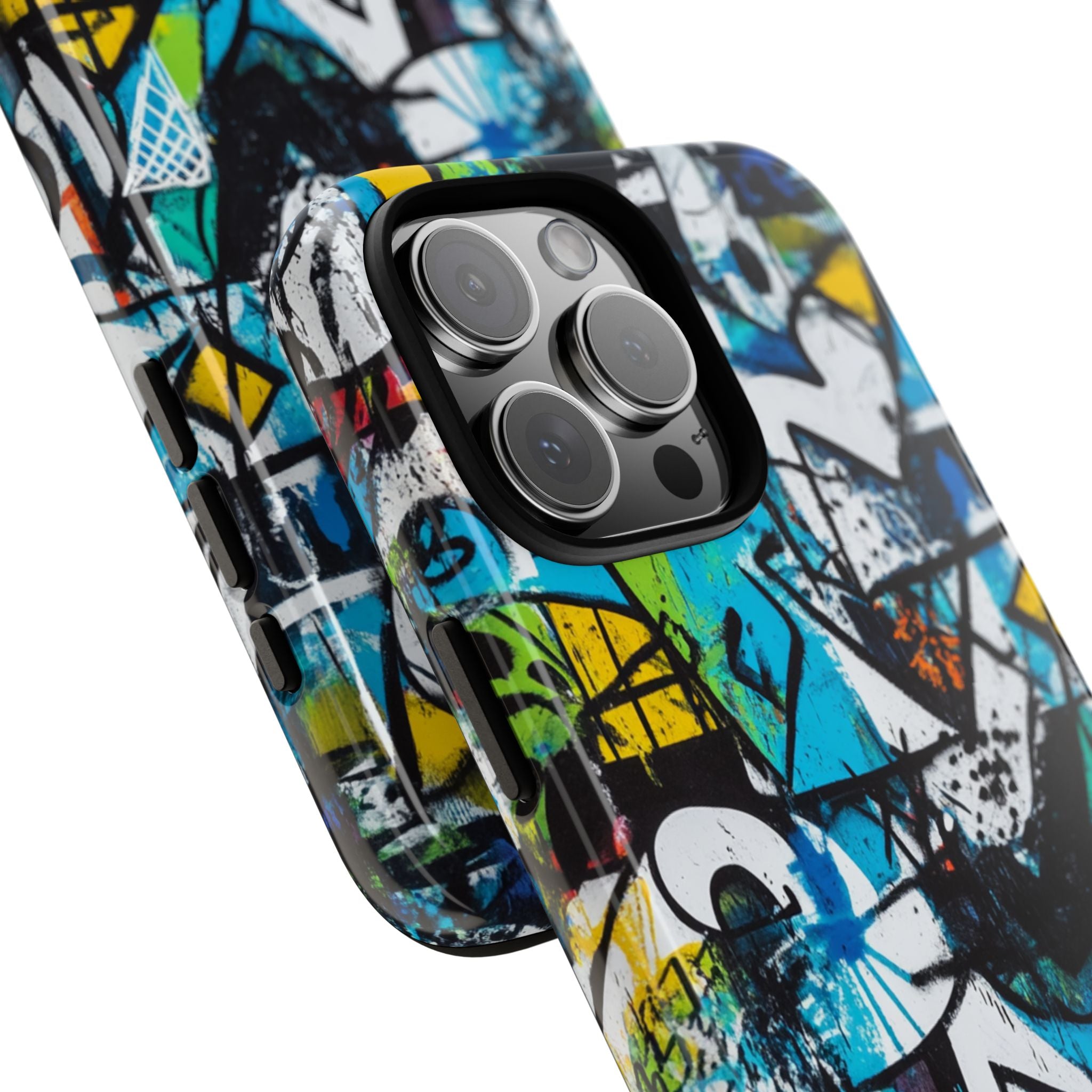 White Ripple Drift iPhone 16 Pro Max Case - Tough