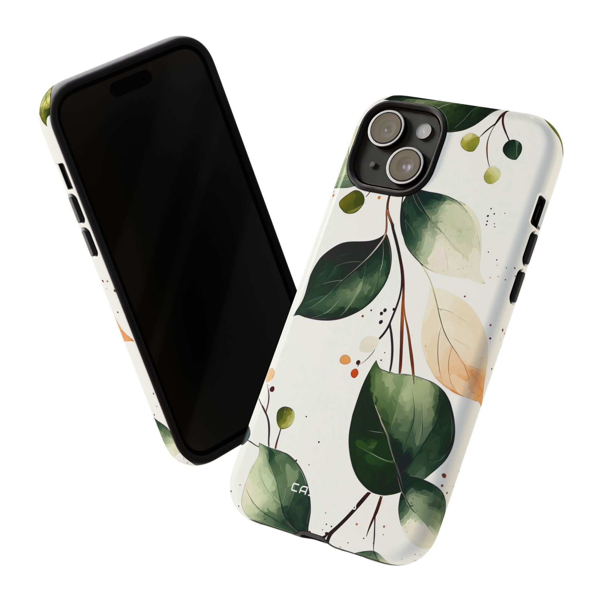 Greenberry Branch iPhone 15 Plus Cover - Tough