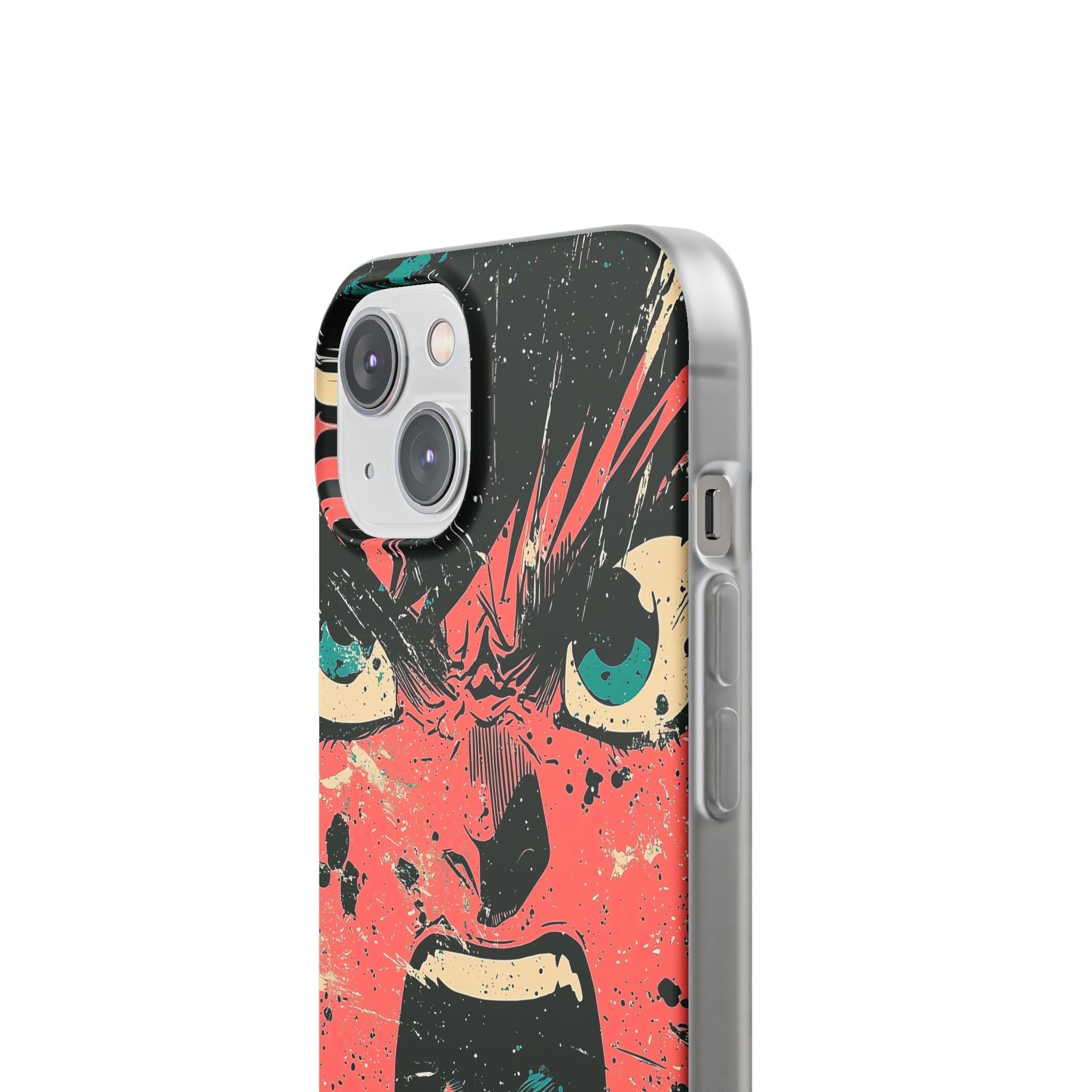 Screaming Face Pink iPhone 14 Case - Soft