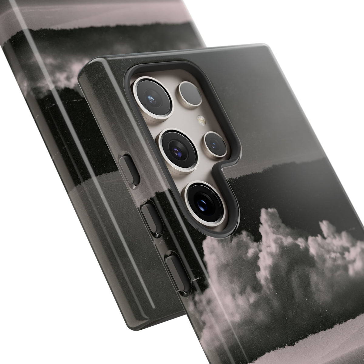 Crimson Horizon · Tough Phone Case for Samsung · Black